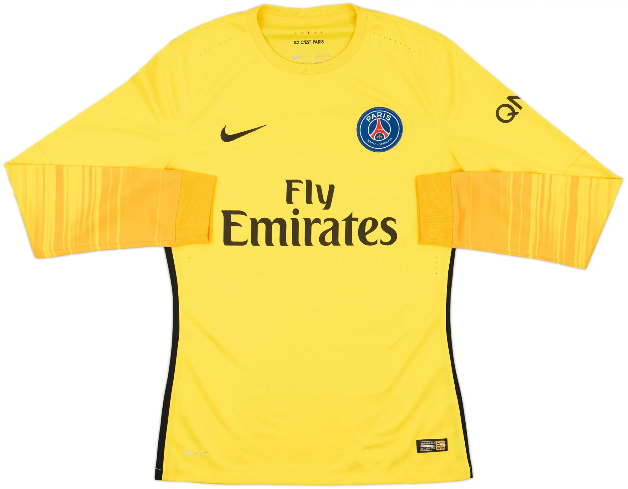 2015-16 Paris Saint-Germain Authentic GK Shirt - 8/10 - (M)