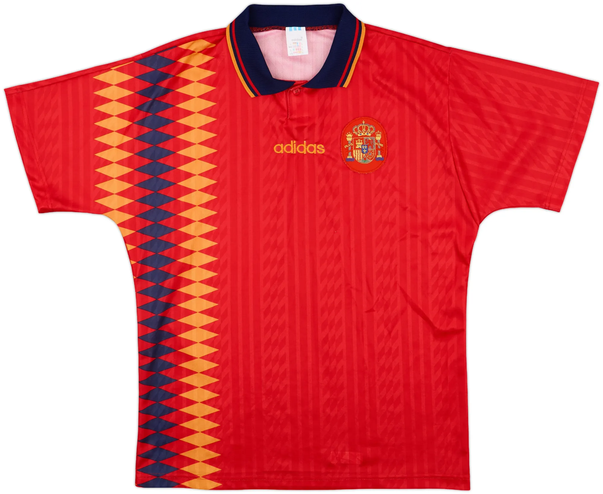 adidas Spain Mens SS Home Shirt 1994