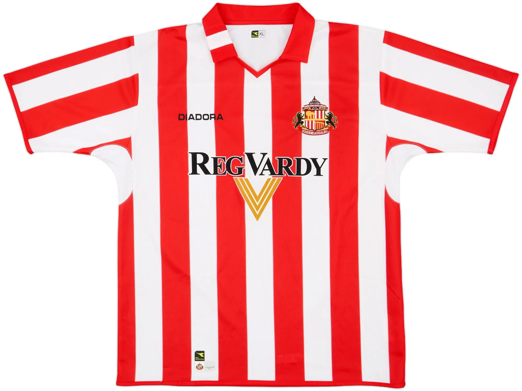 Diadora Sunderland Mens SS Home Shirt 2004/05