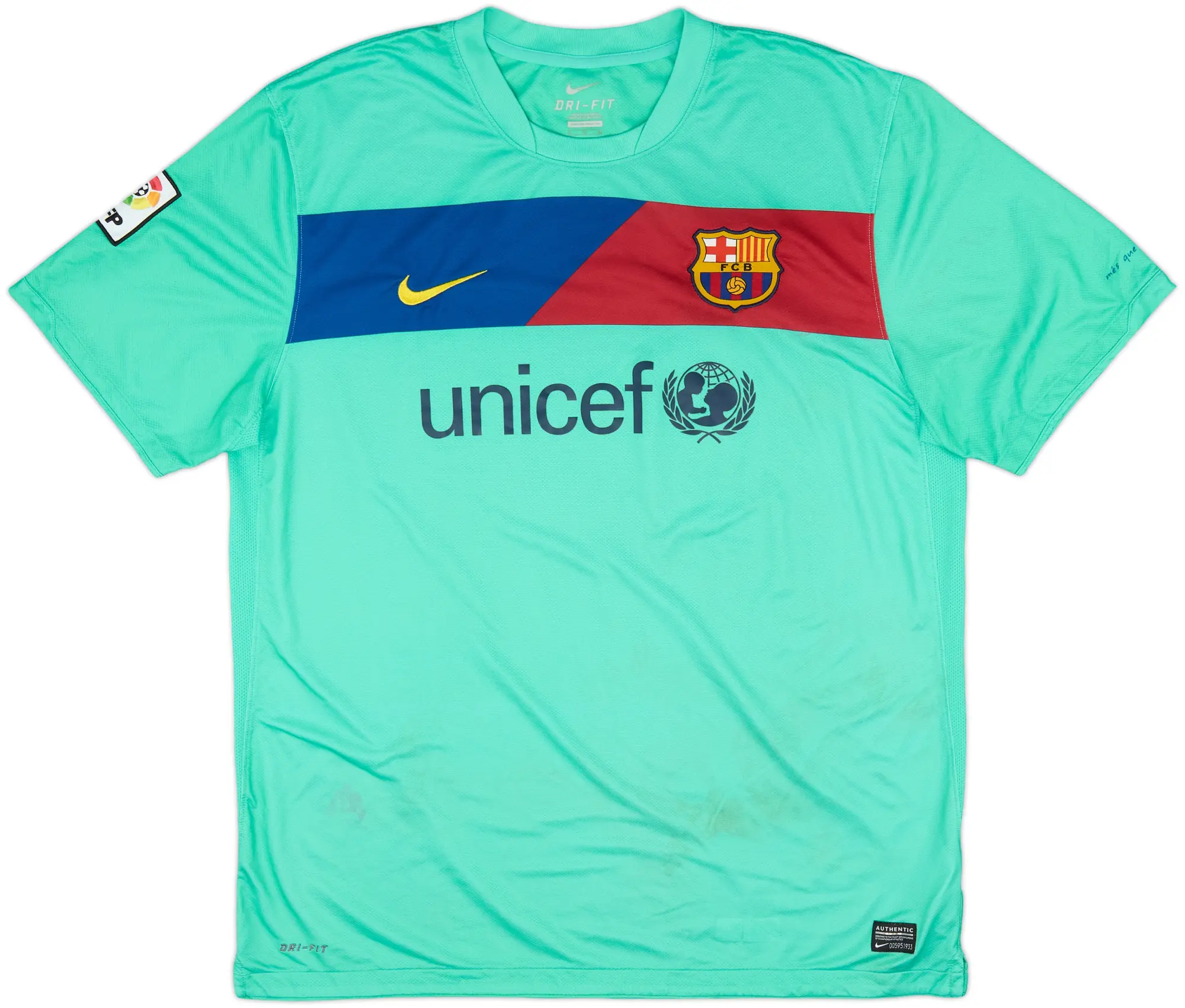 2010-11 Barcelona Away Shirt - 5/10 - (XL)