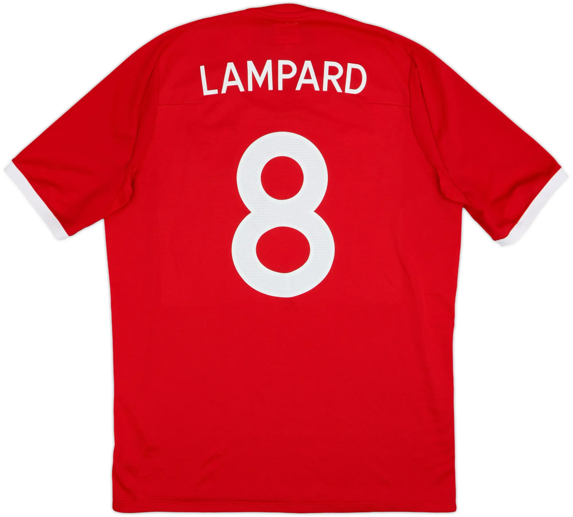 2010-11 England Away Shirt Lampard #8 - 10/10 - (L)