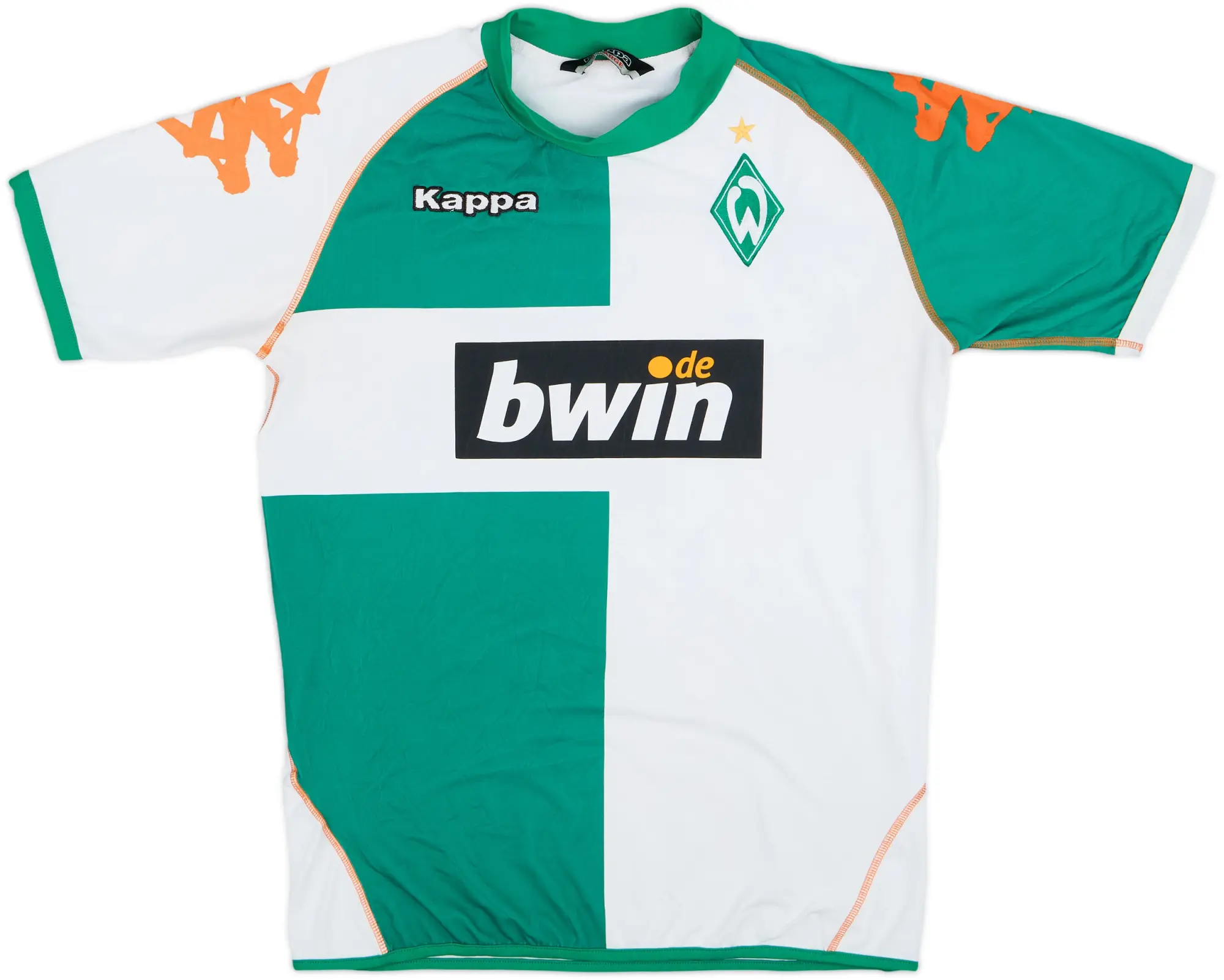 Kappa Werder Bremen Mens SS Home Shirt 2006/07