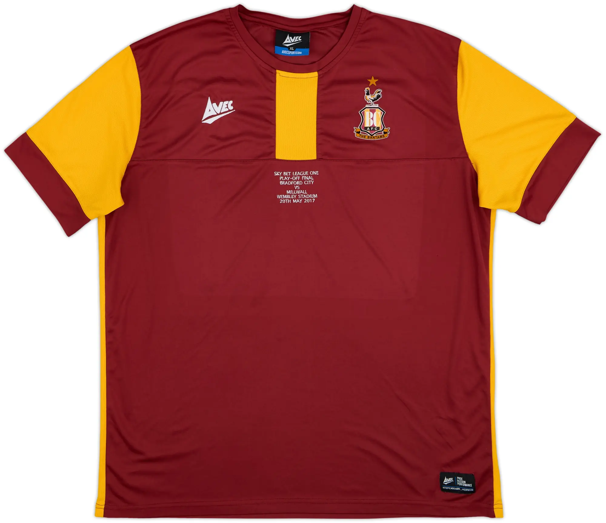 2016-17 Bradford Avec Play-Off Final Training Shirt - 8/10 - (XL)