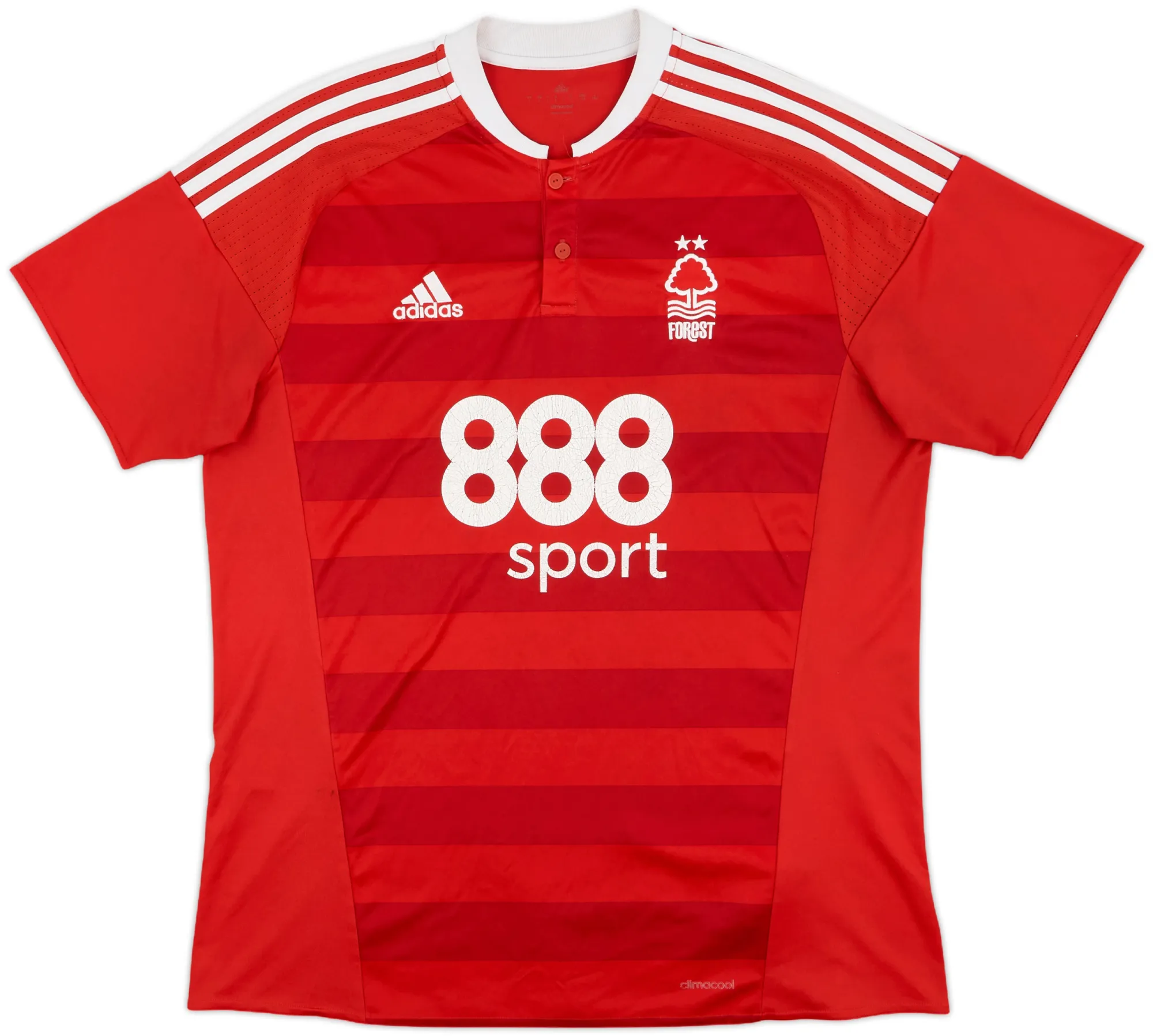 adidas Nottingham Forest Mens SS Home Shirt 2016/17