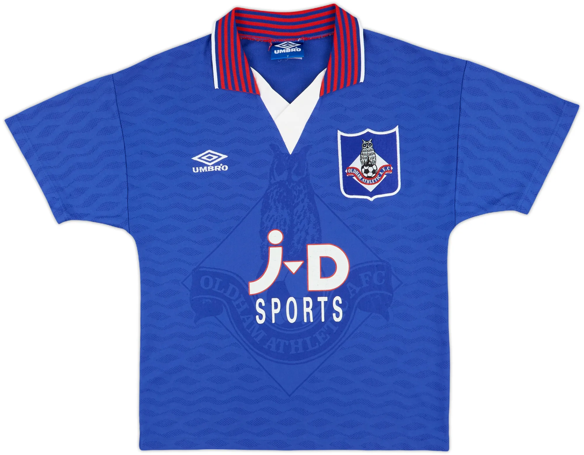 Umbro Oldham Athletic Mens SS Home Shirt 1995/96