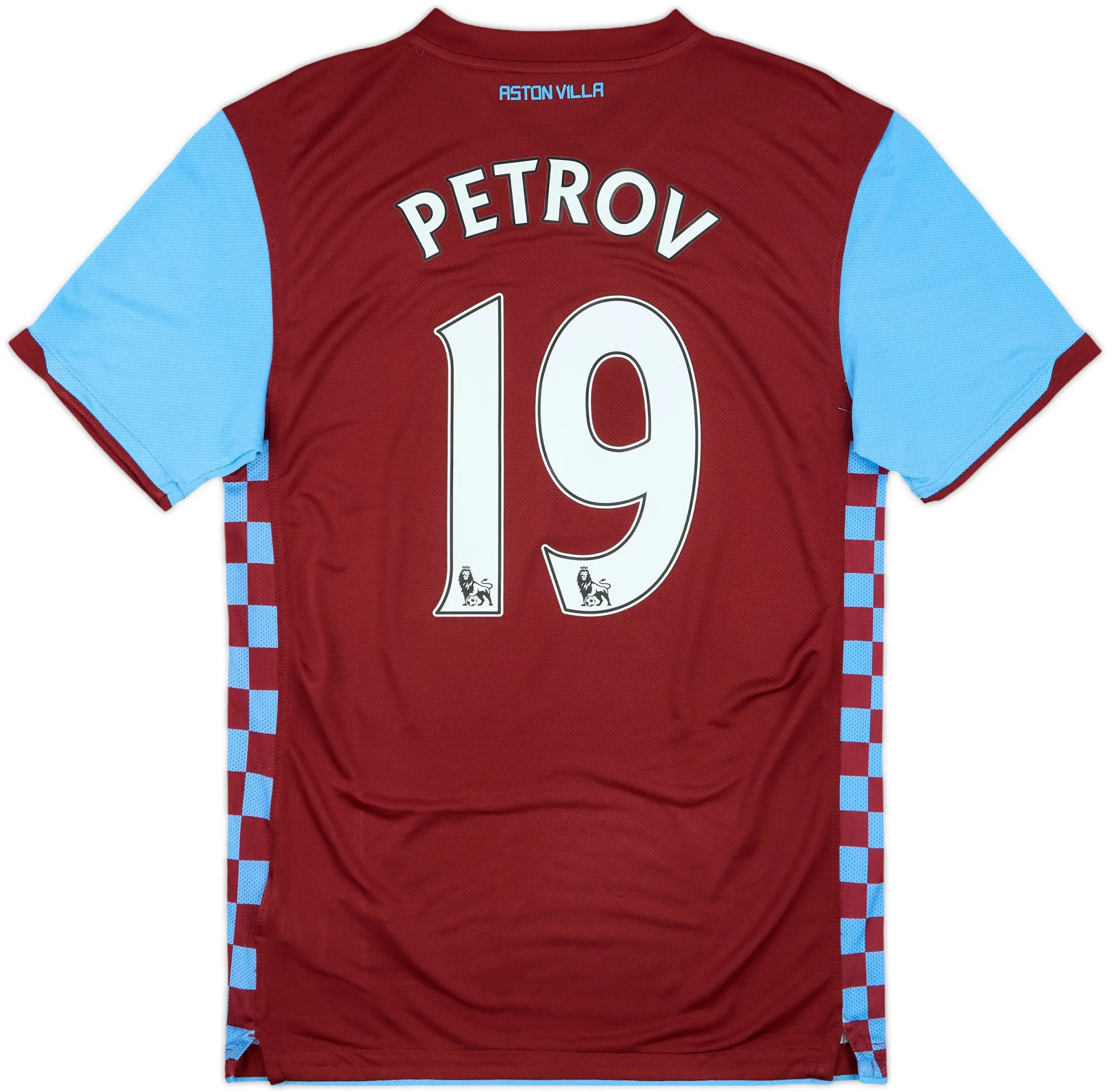 2010-11 Aston Villa Home Shirt Petrov #19 - 7/10 - (M)