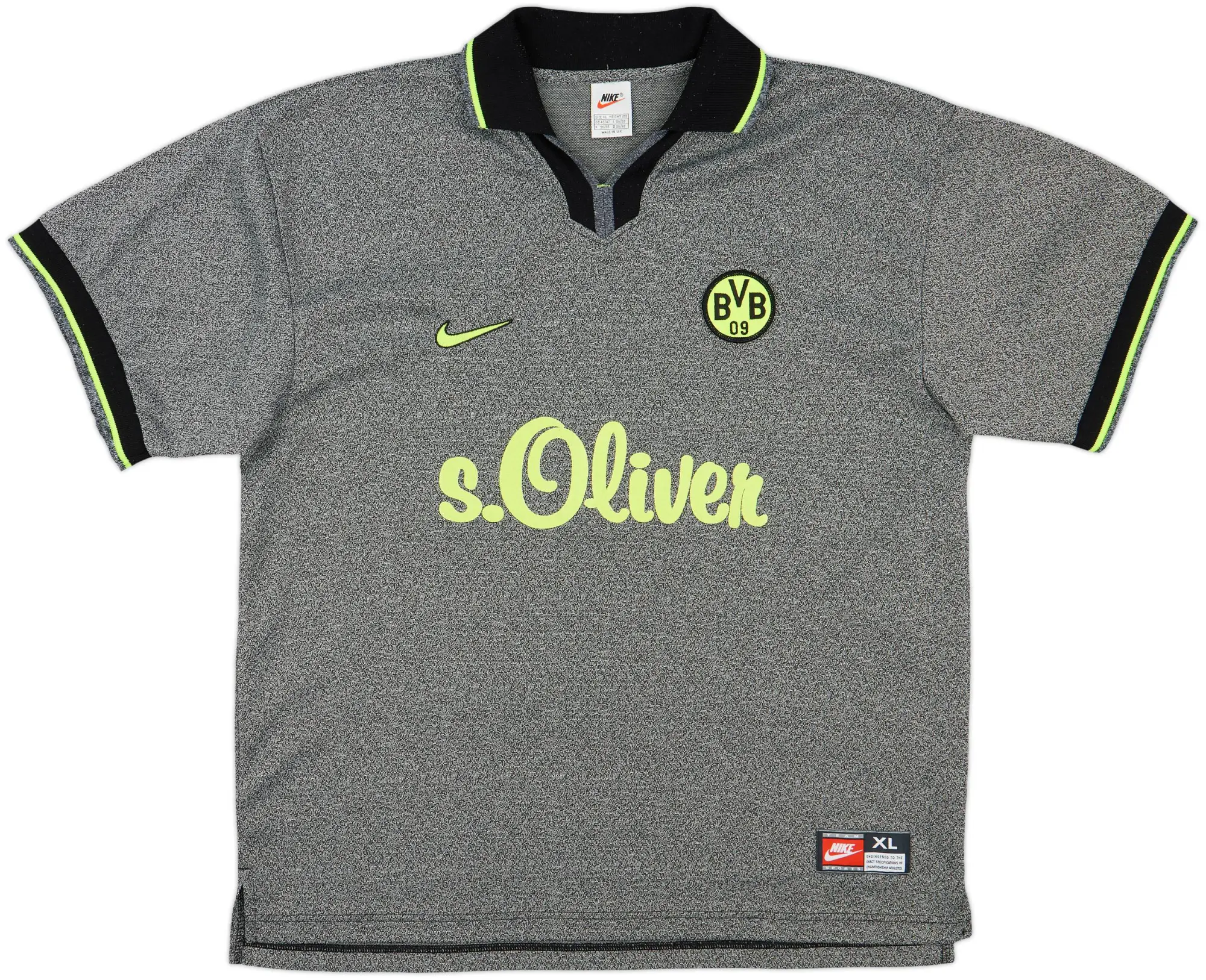 Nike Borussia Dortmund Mens SS Away Shirt 1997/98