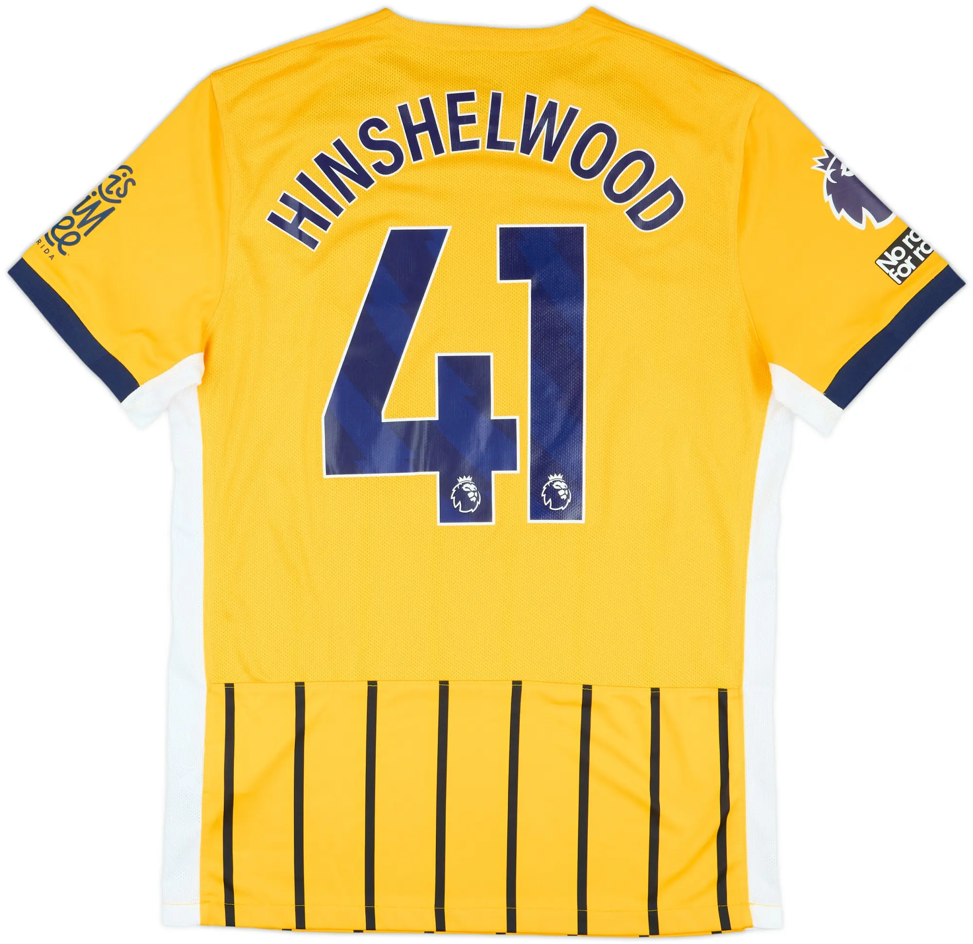 2024-25 Brighton Match Issue Away Shirt Hinshelwood #41