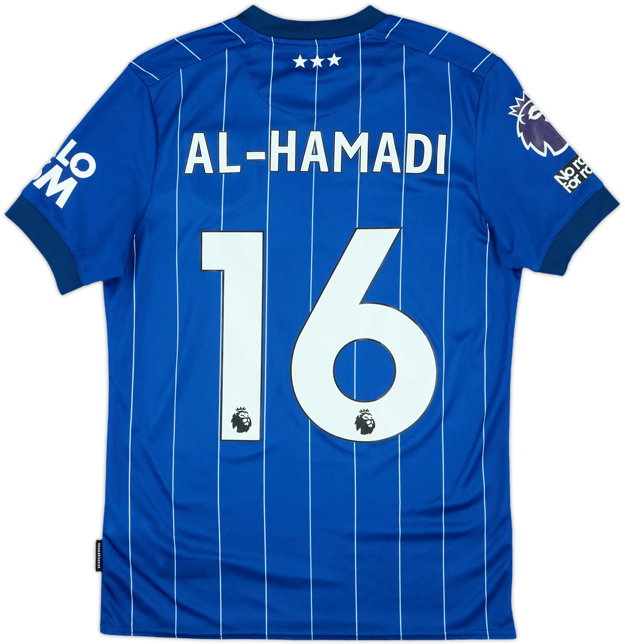 2024-25 Ipswich Match Issue Home Shirt Al-Hamadi #16