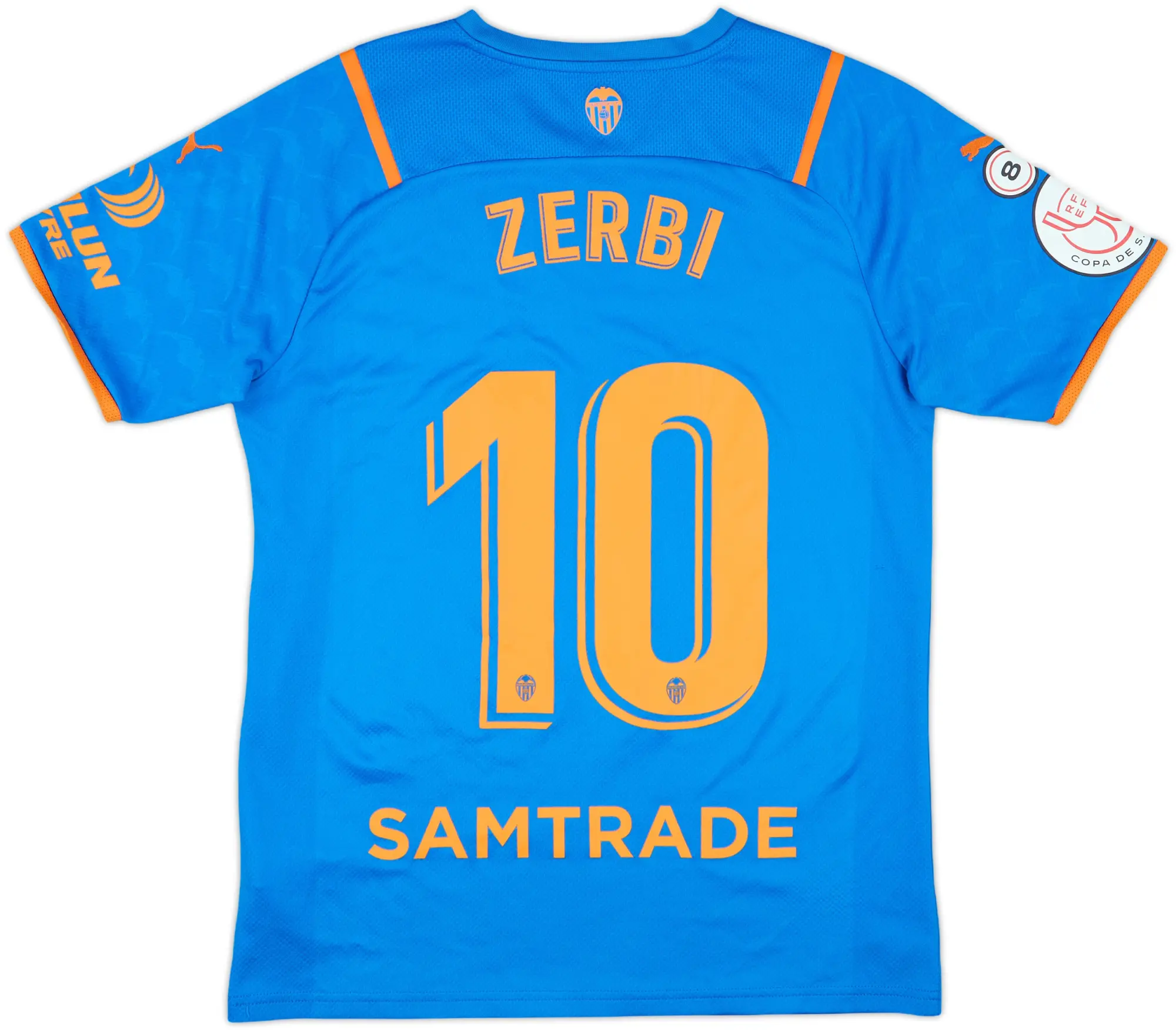 2021-22 Valencia Copa del Rey Third Shirt Zerbi #10 - 8/10 - (M)