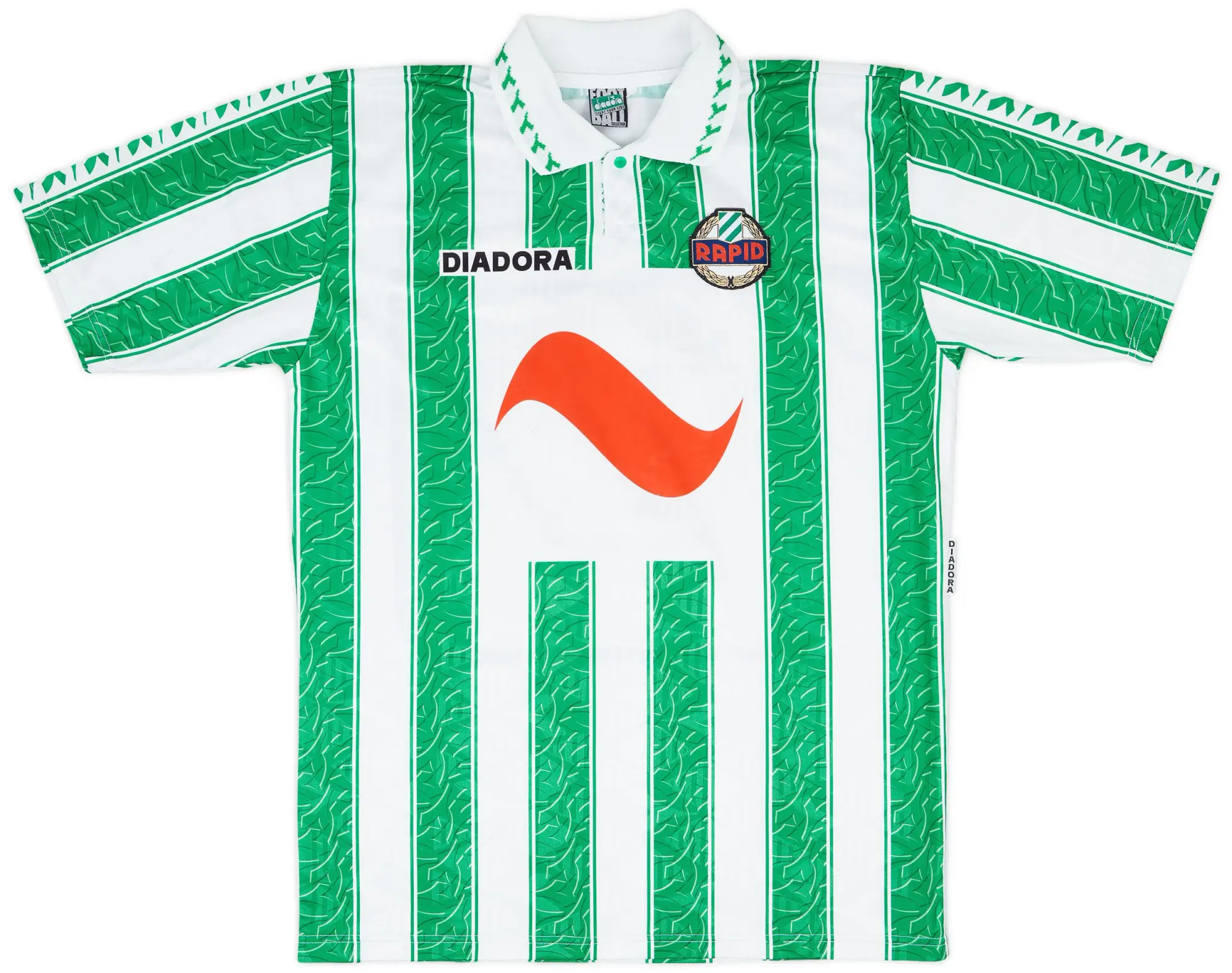 1996-98 Rapid Vienna Match Issue Home Shirt #2