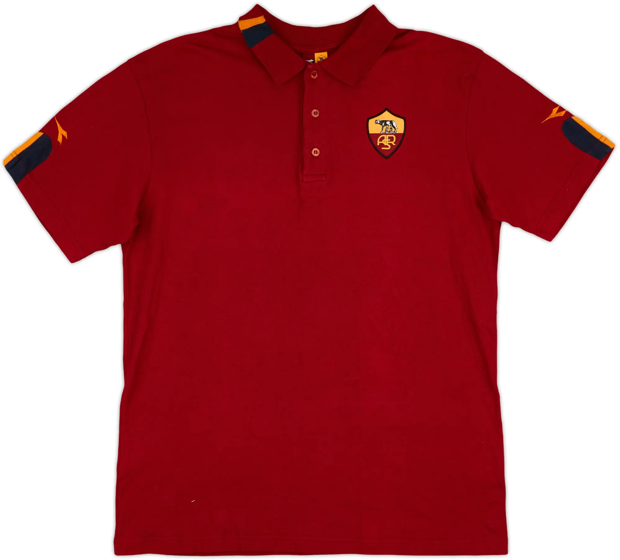 2003-04 Roma Diadora Polo Shirt - 8/10 - (XXL)
