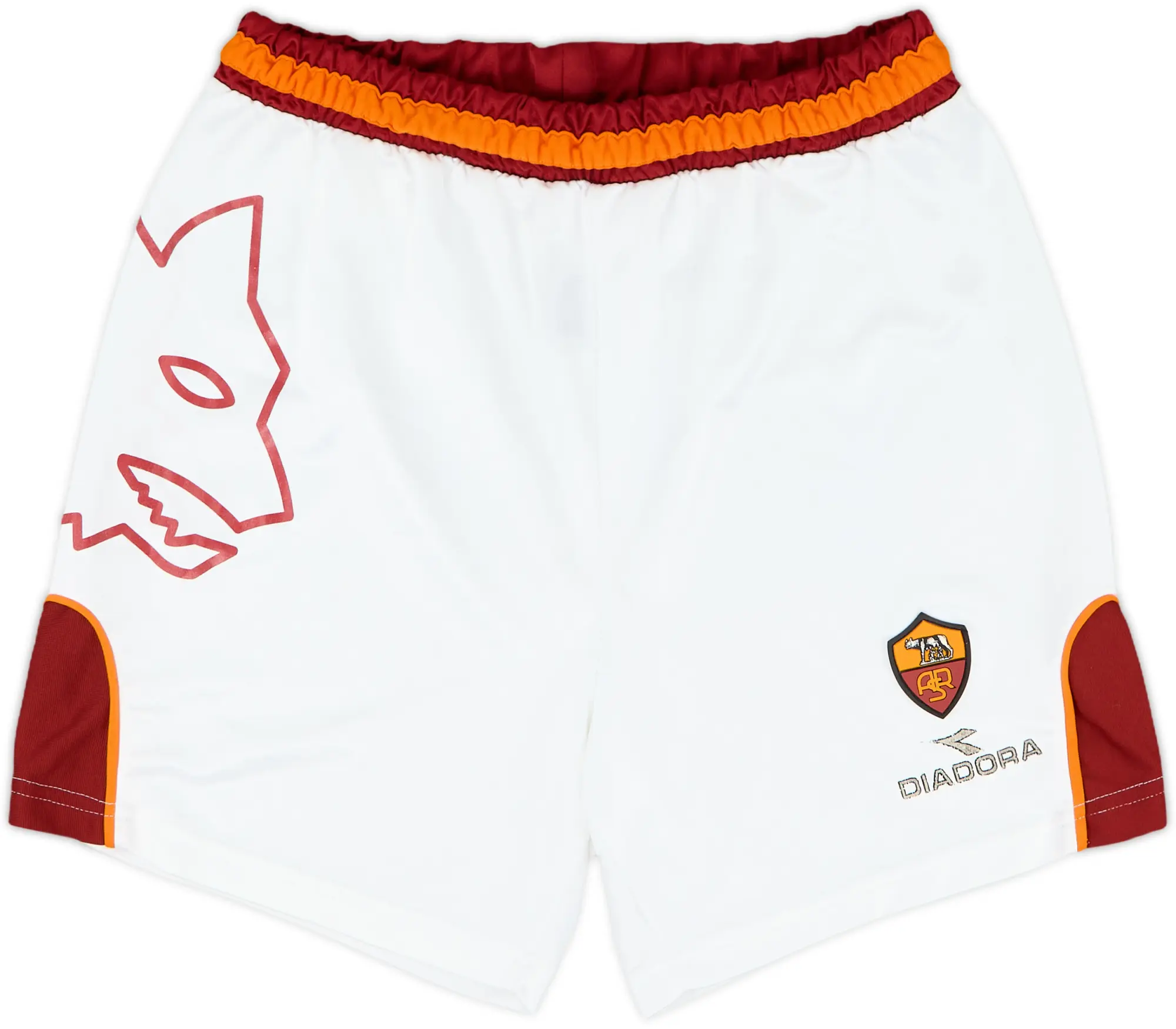 2003-04 Roma Diadora Training Shorts - 5/10 - 7/10 - (M)