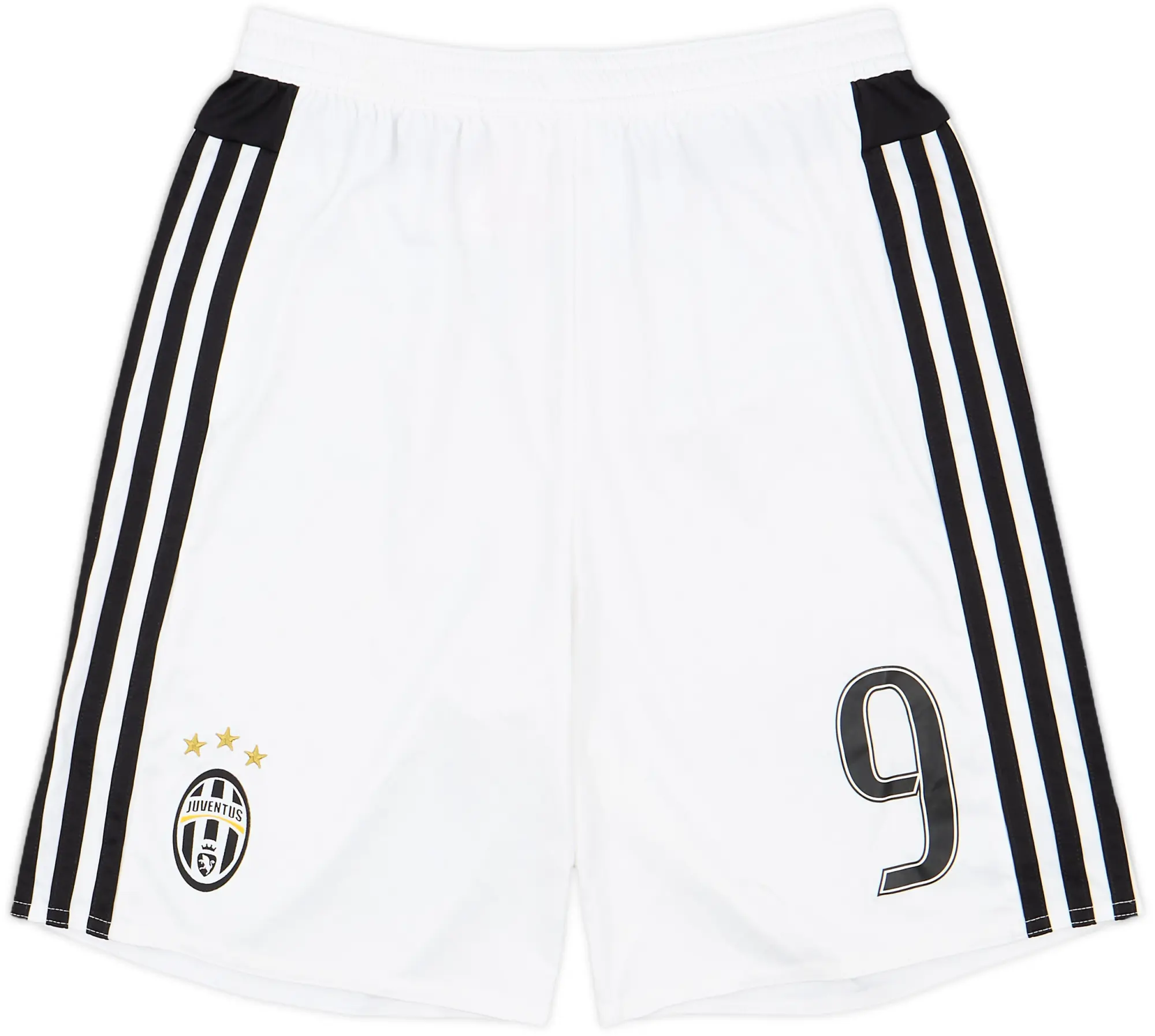 2015-16 Juventus Player Issue Home Shorts #9 - 7/10 - (L.Boys)