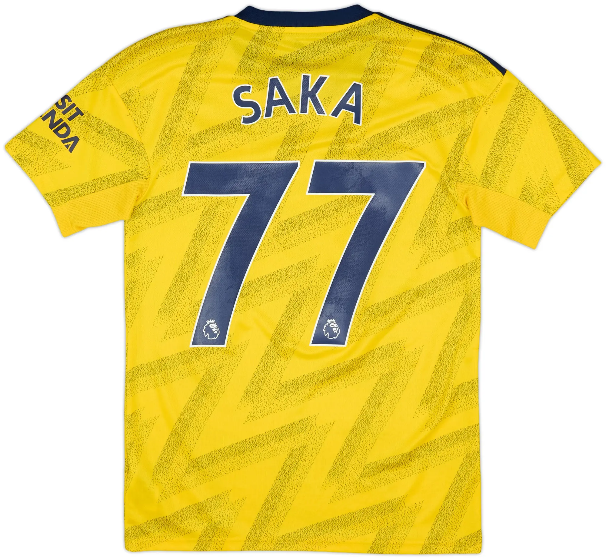 2019-20 Arsenal Away Shirt Saka #77 - 8/10 - (XS)