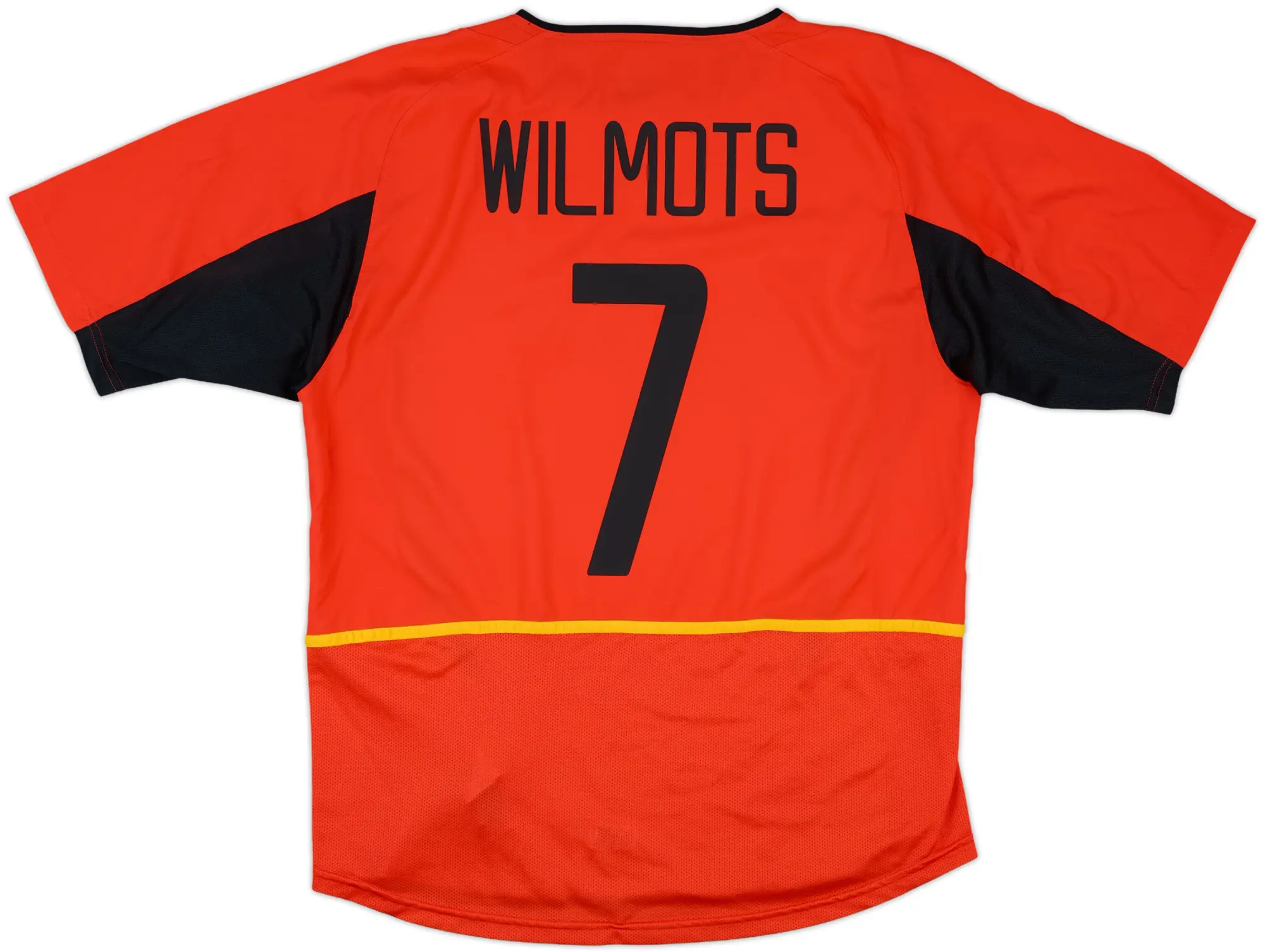 2002-04 Belgium Home Shirt Wilmots #7 - 9/10 - (L)