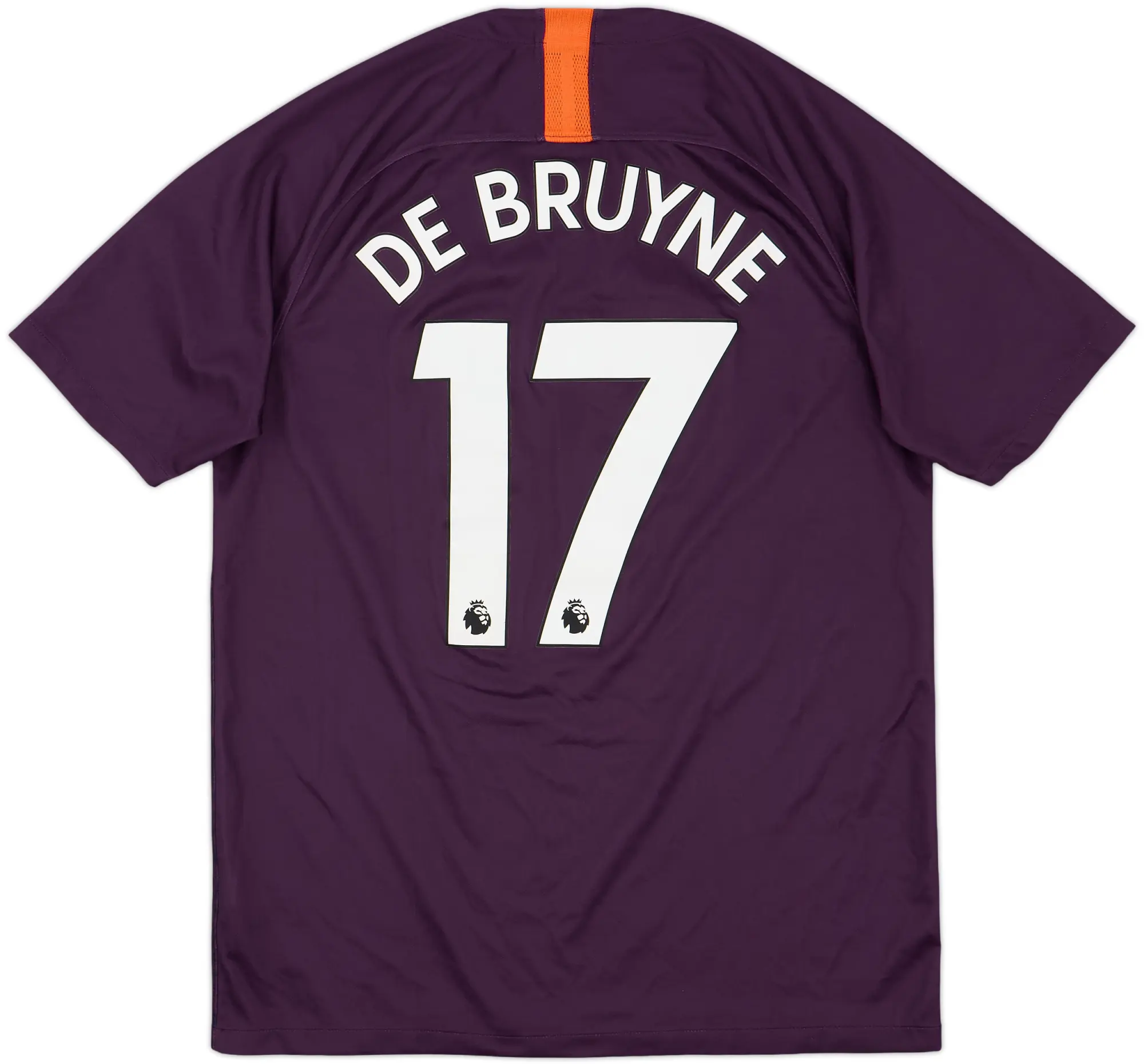 2018-19 Manchester City Third Shirt De Bruyne #17 - 9/10 - (M)