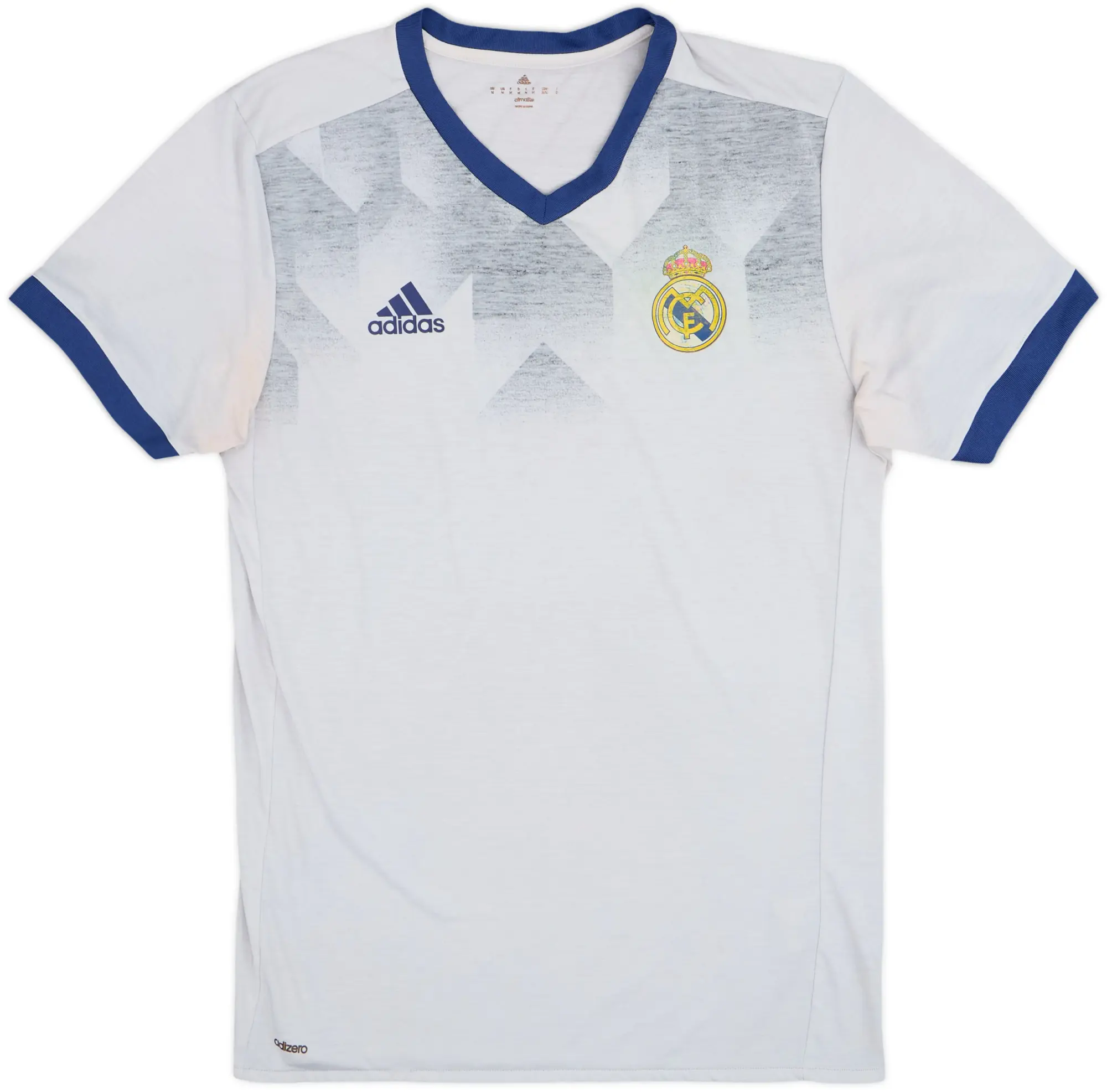 adidas Real Madrid Mens SS Player Issue Home Shirt 2016/17