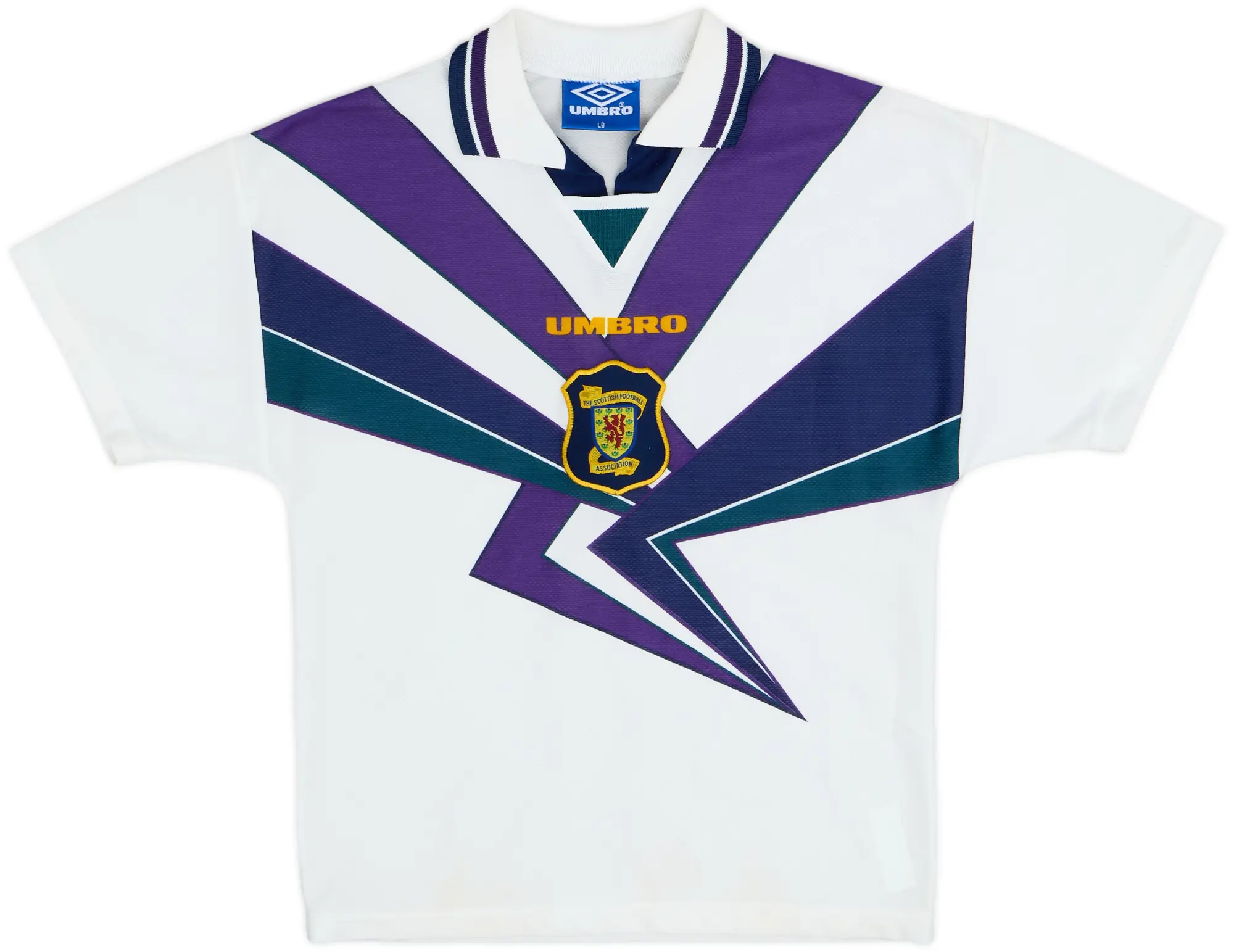 1995-96 Scotland Away Shirt - 9/10 - (L.Boys)