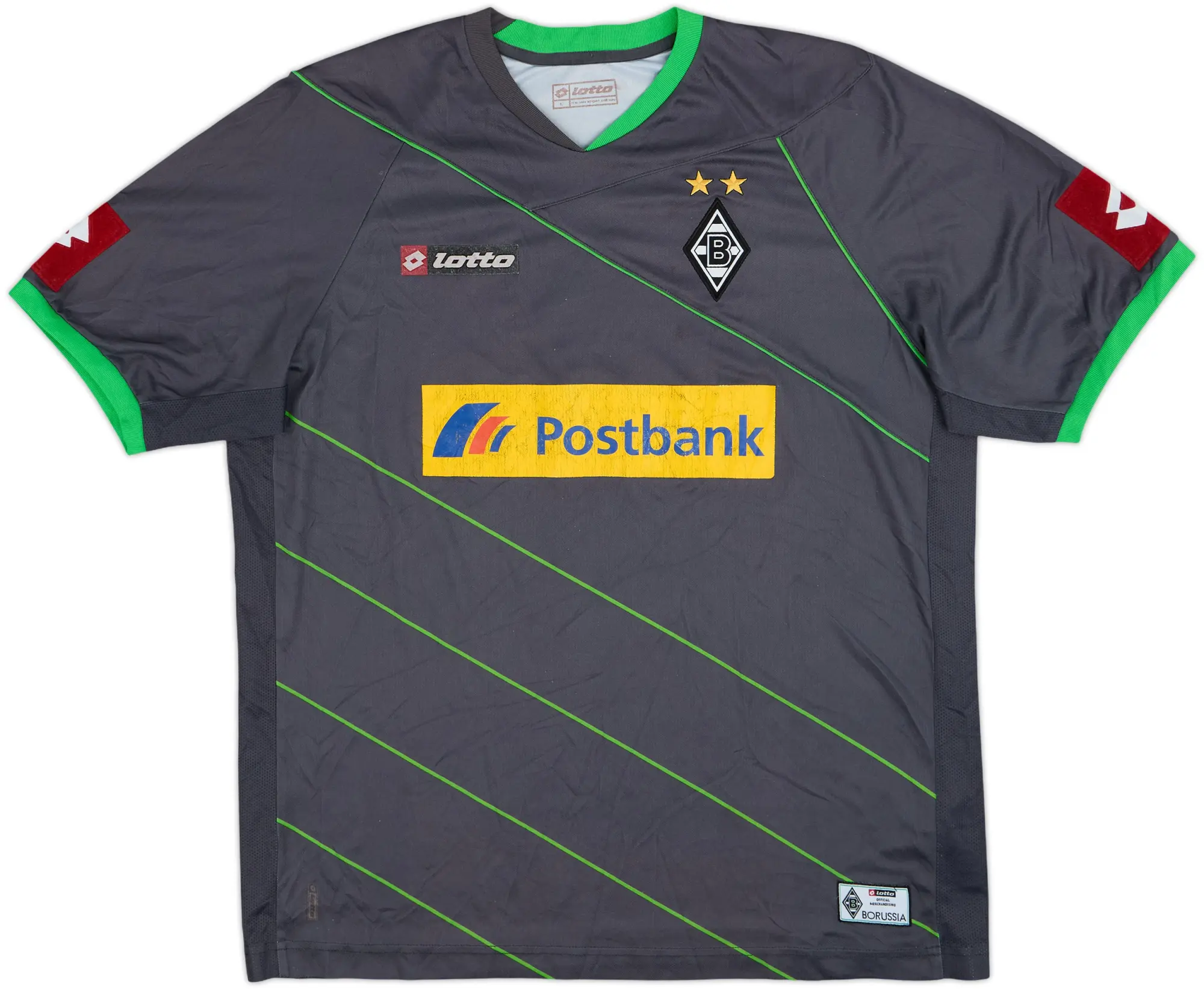Lotto Borussia Monchengladbach Mens SS Away Shirt 2011/12