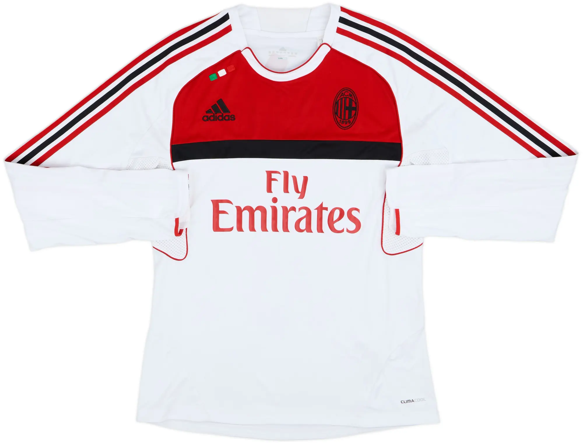 2011-12 AC Milan adidas L/S Training Shirt - 9/10 - (L)