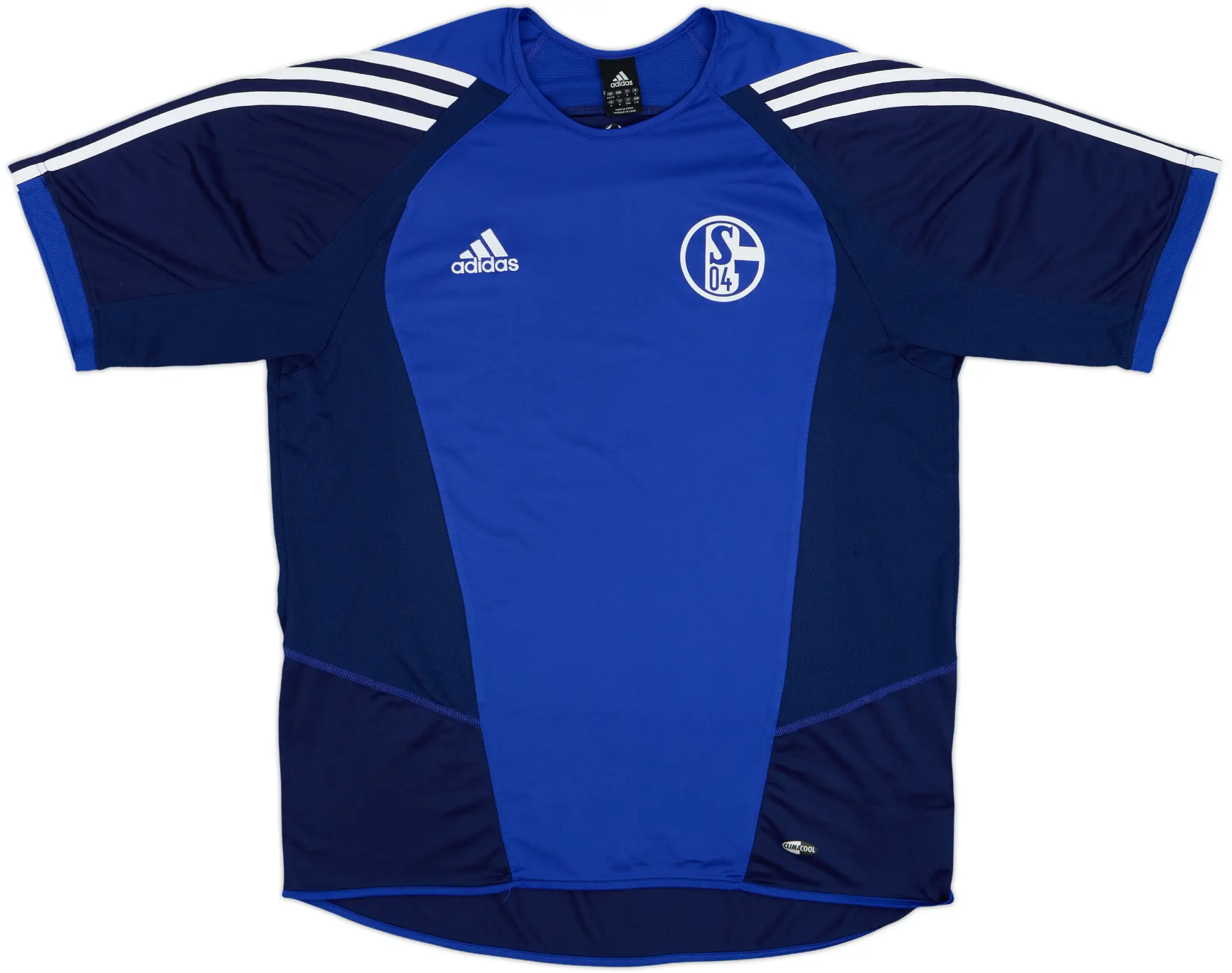 adidas Schalke 04 Mens SS Home Shirt 2004/05