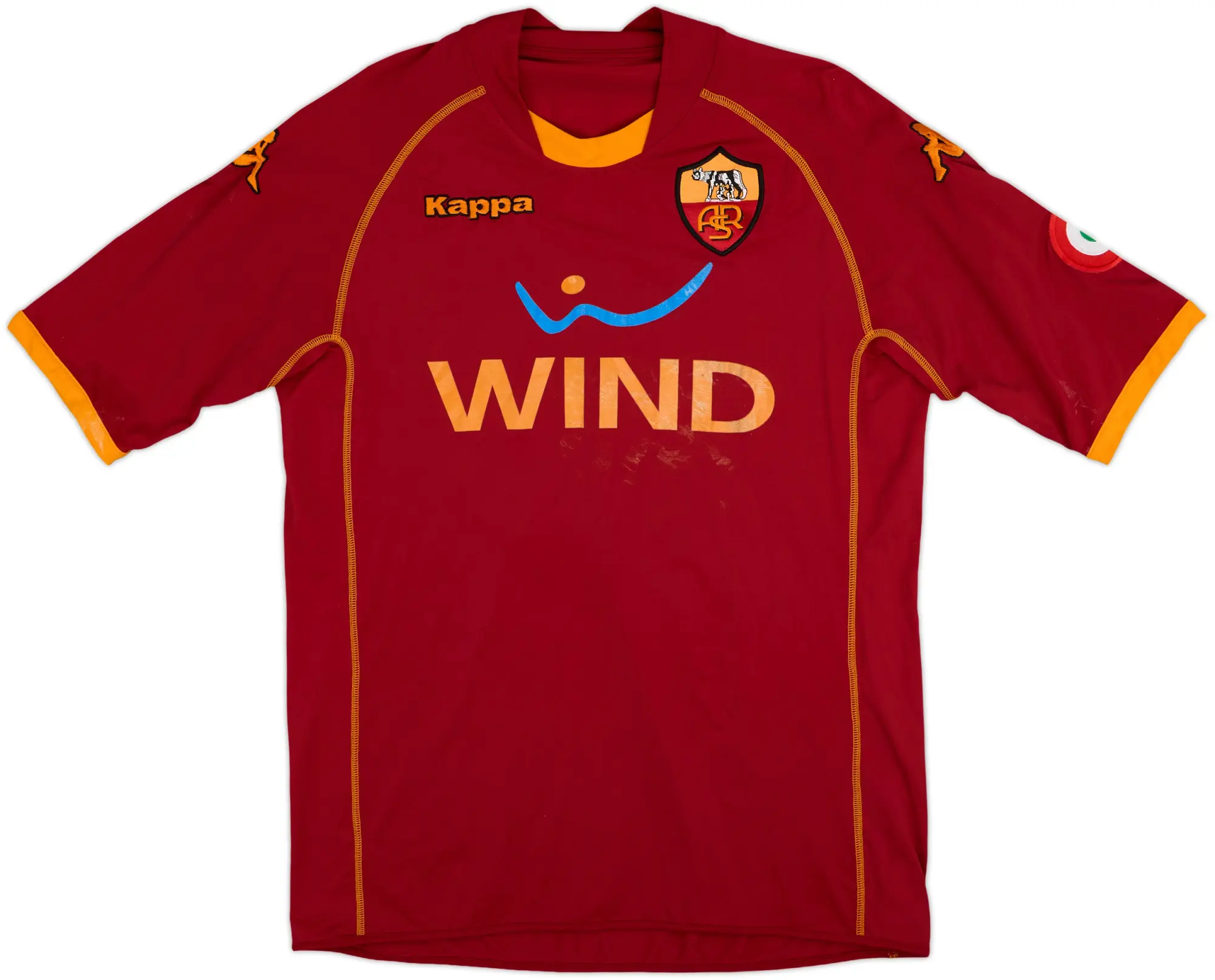 2008-09 Roma Home Shirt Totti #10 - 3/10 - (XL)