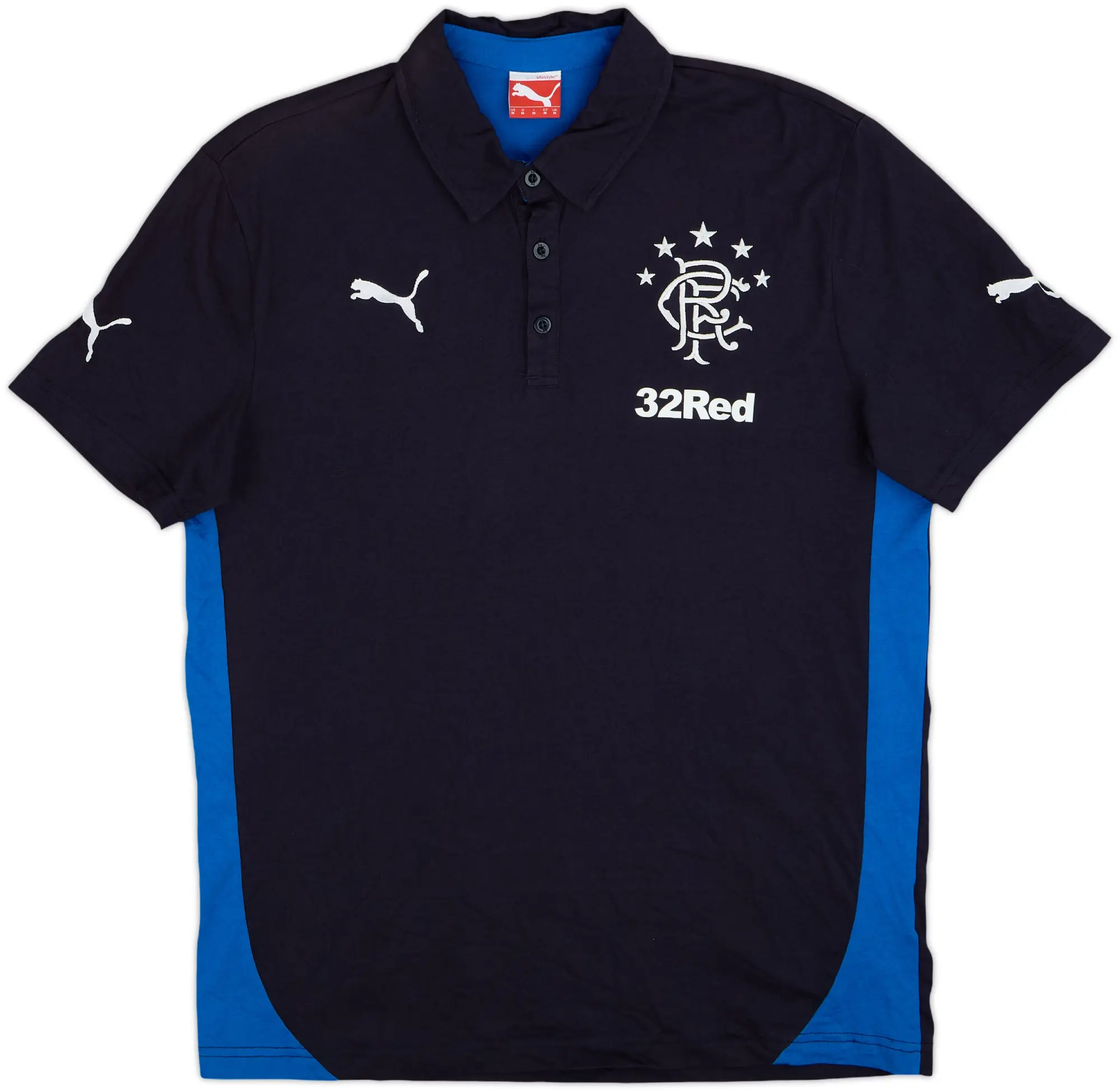 2013-14 Rangers Puma Polo Shirt - 8/10 - (M)