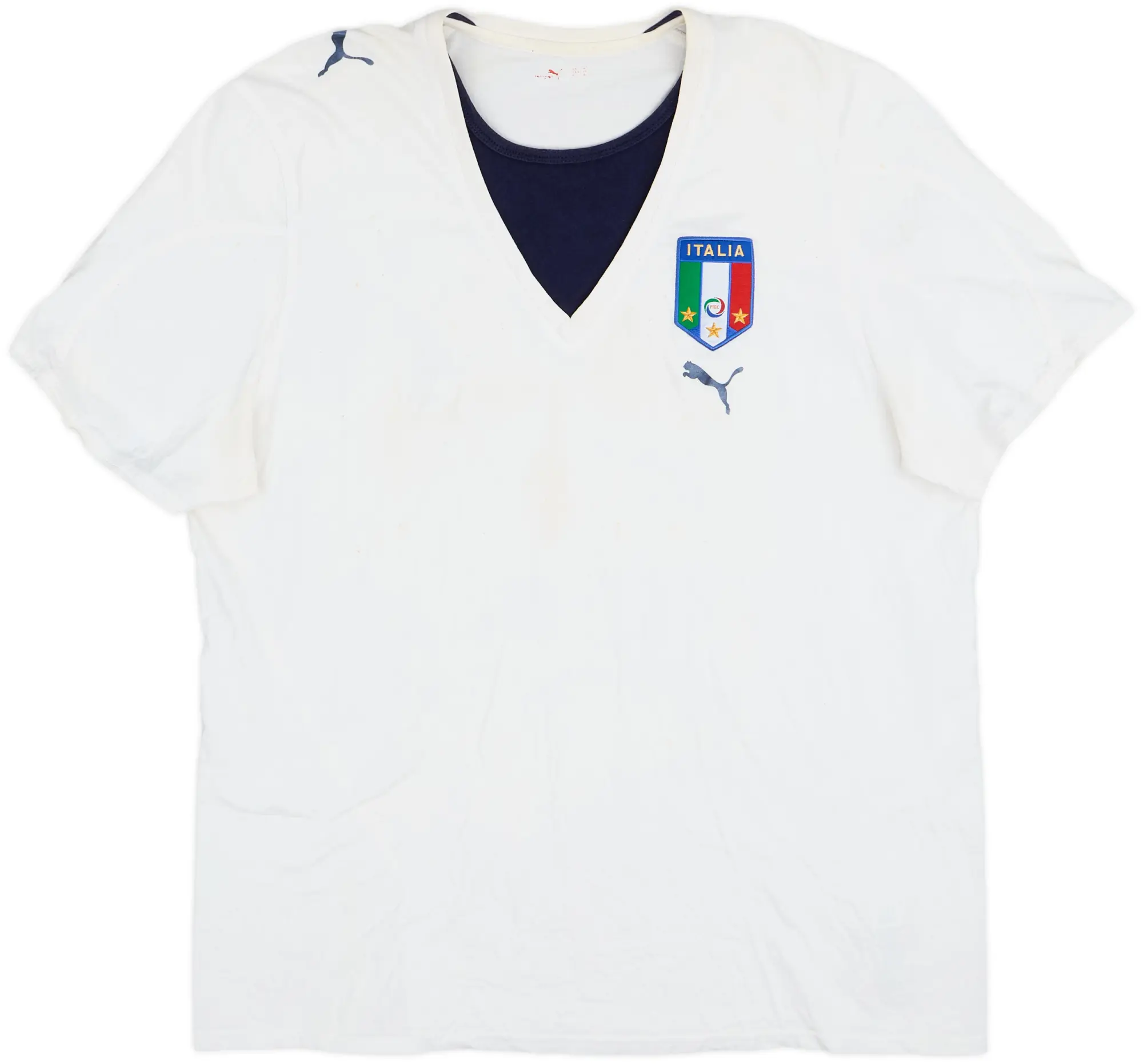 2006-07 Italy Puma Cotton Tee - 6/10 - (XL)