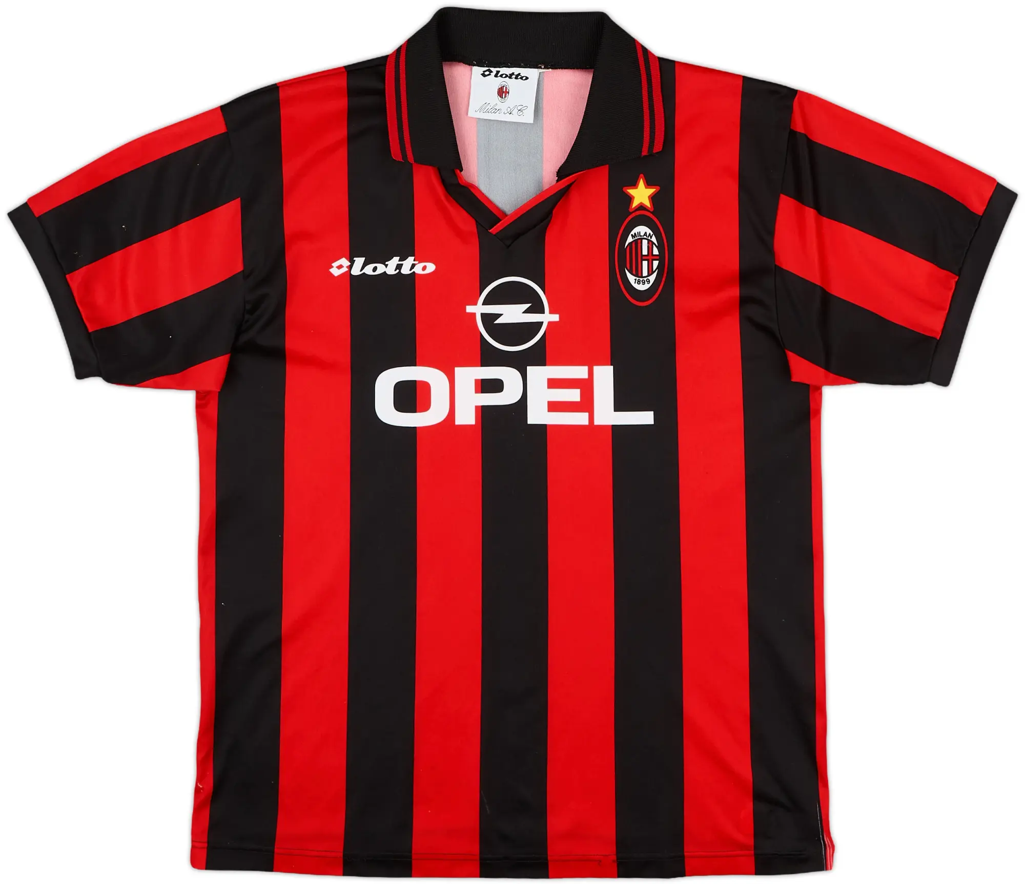 1997-98 AC Milan Home Shirt - 6/10 - (S.Boys)