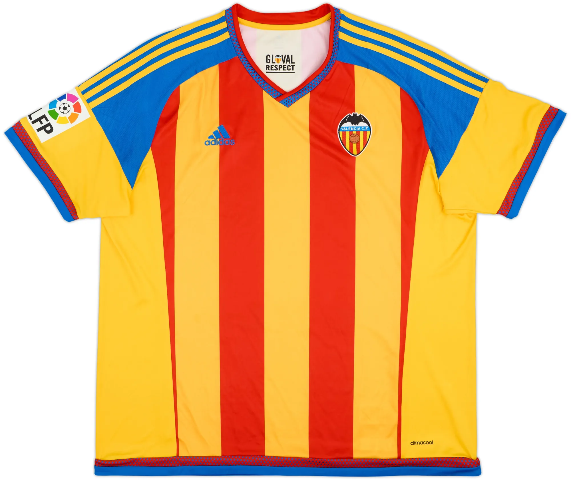 adidas Valencia Mens SS Away Shirt 2015/16