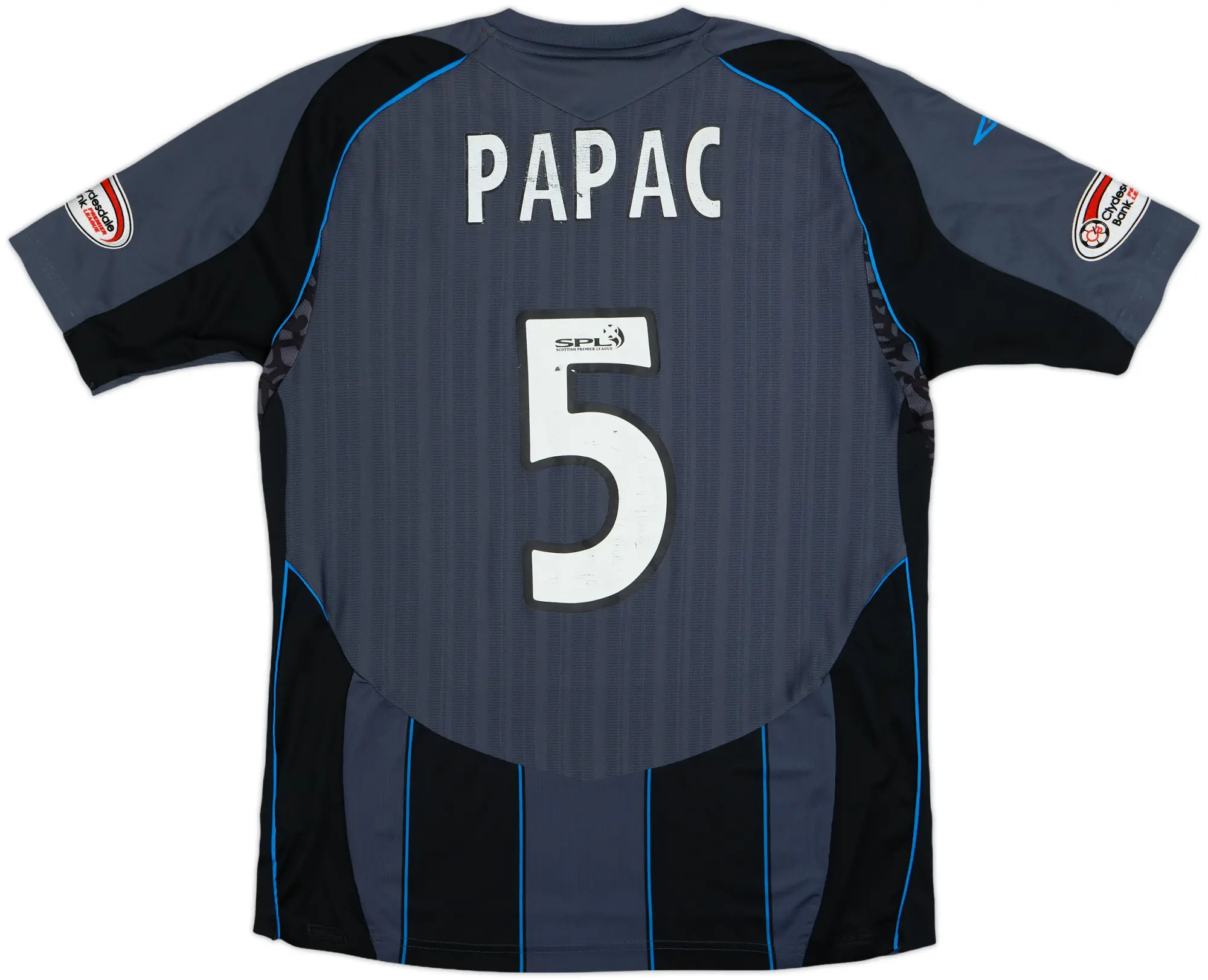 2007-08 Rangers Third Shirt Papac #5 - 5/10 - (L)