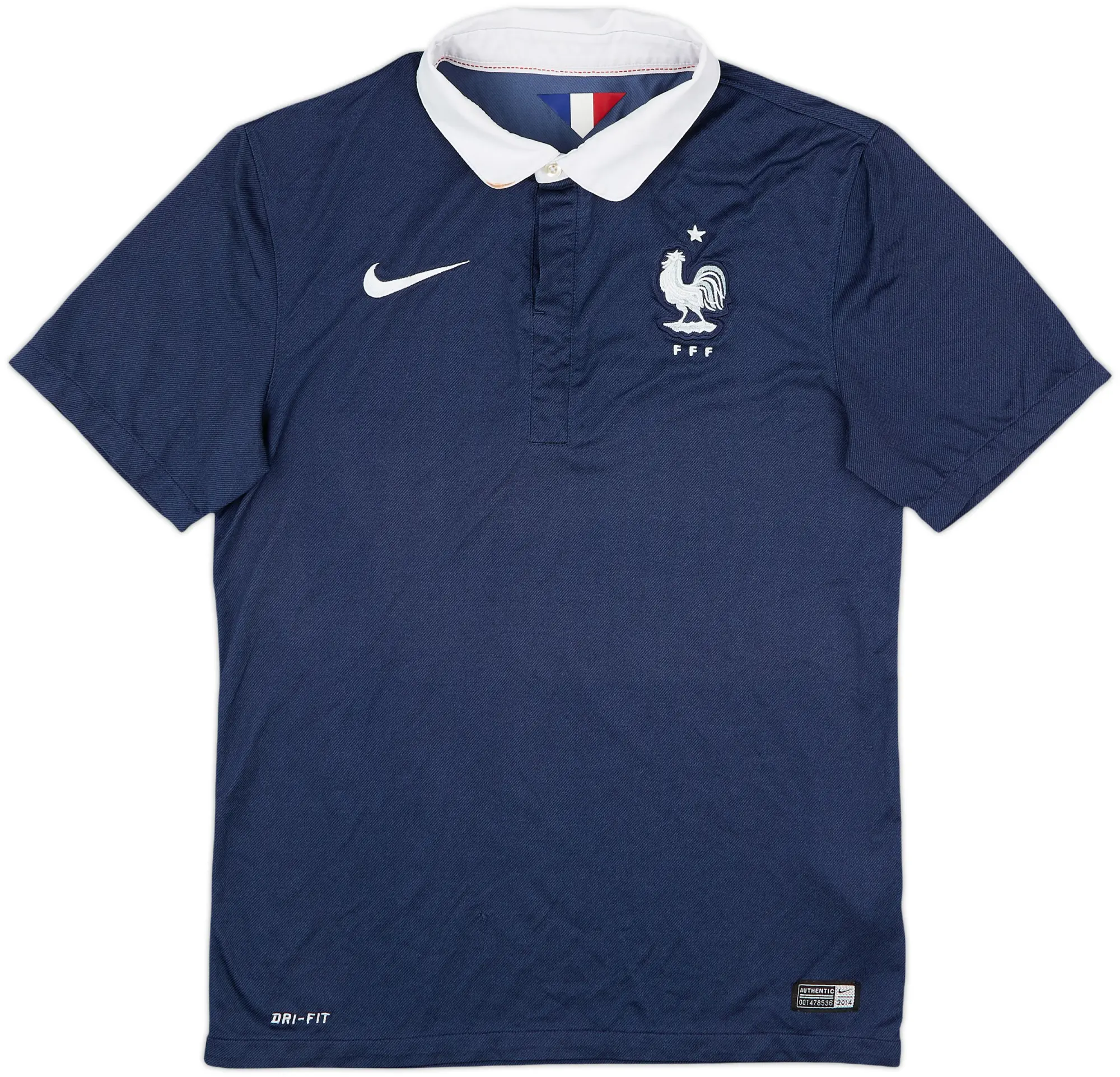 Nike France Mens SS Home Shirt 2014