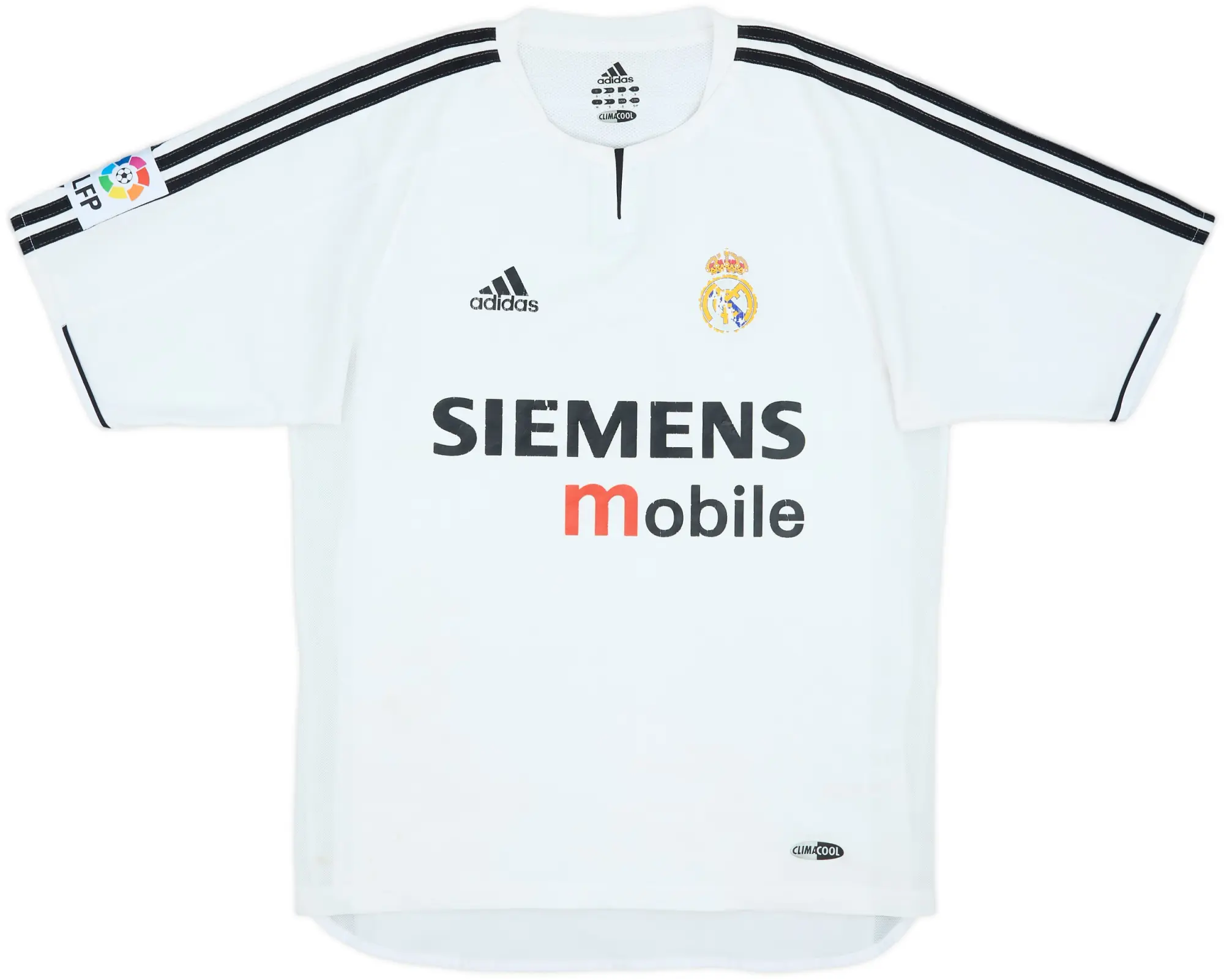 2003-04 Real Madrid Player Issue Home Shirt - 5/10 - (S)