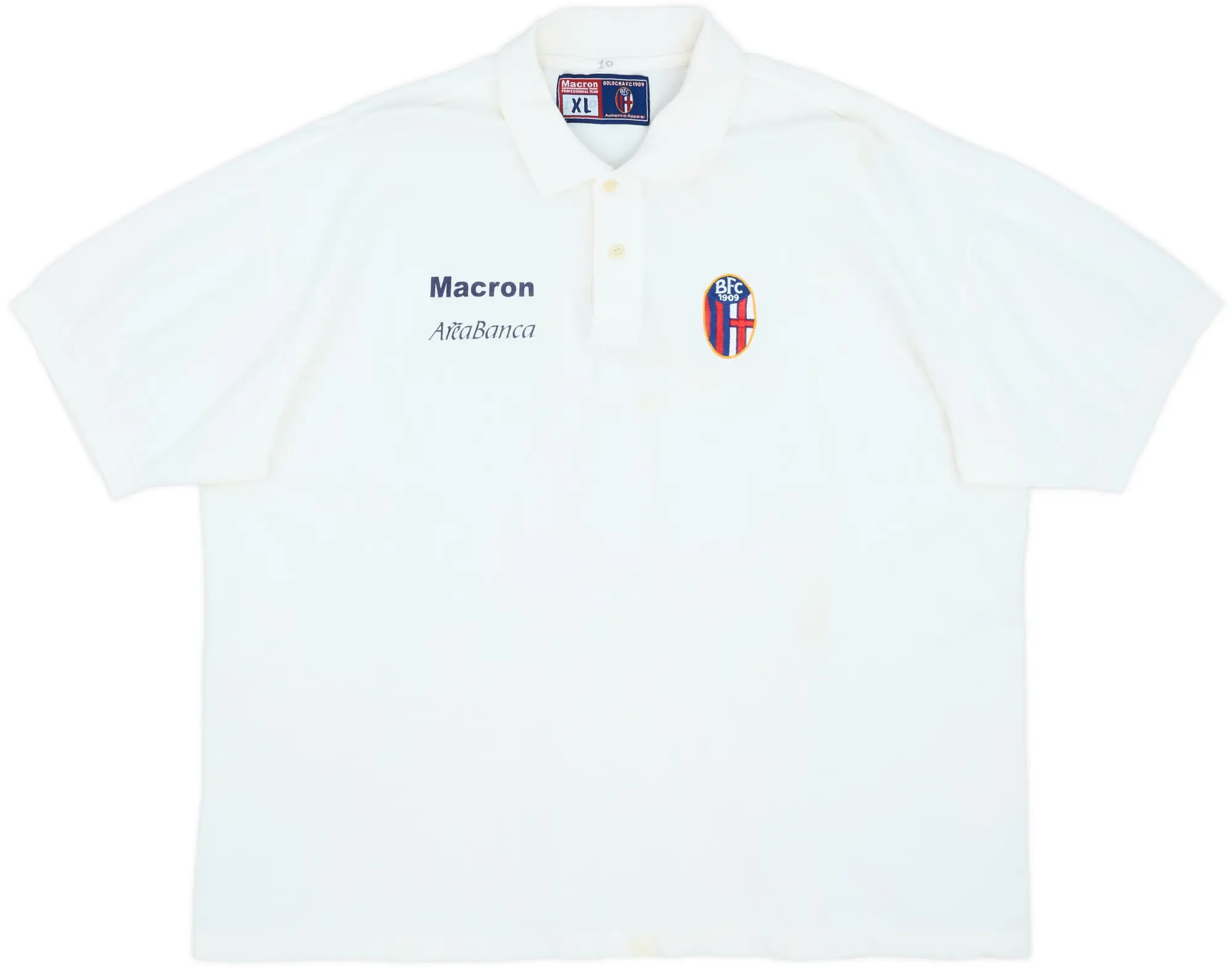 2001-02 Bologna Macron Polo Shirt - 5/10 - (XL)