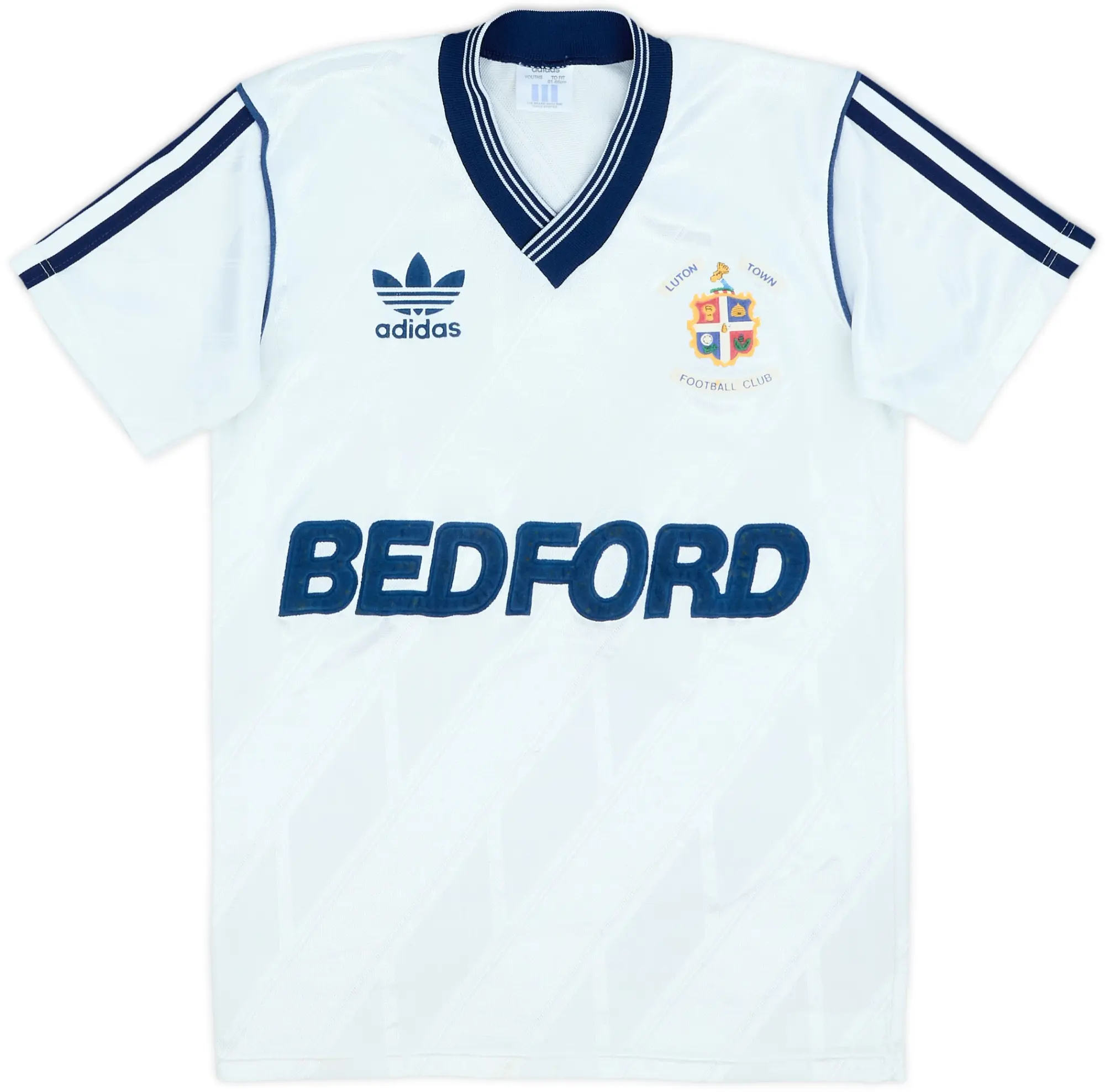 1987-89 Luton Town Home Shirt - 8/10 - (Y)