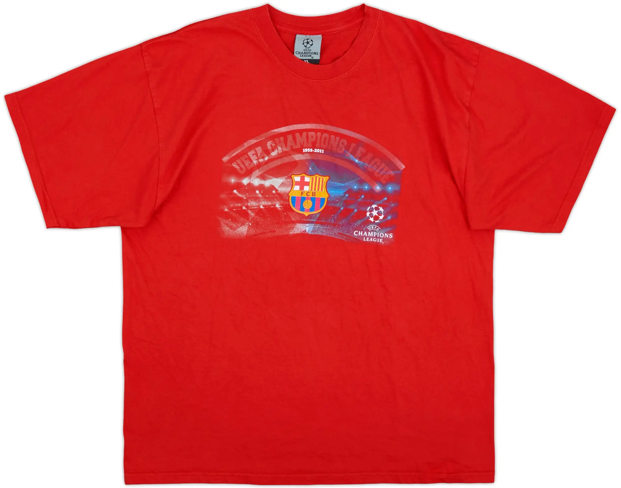 2011-12 Barcelona Champions League Cotton Tee - 7/10 - (XL)