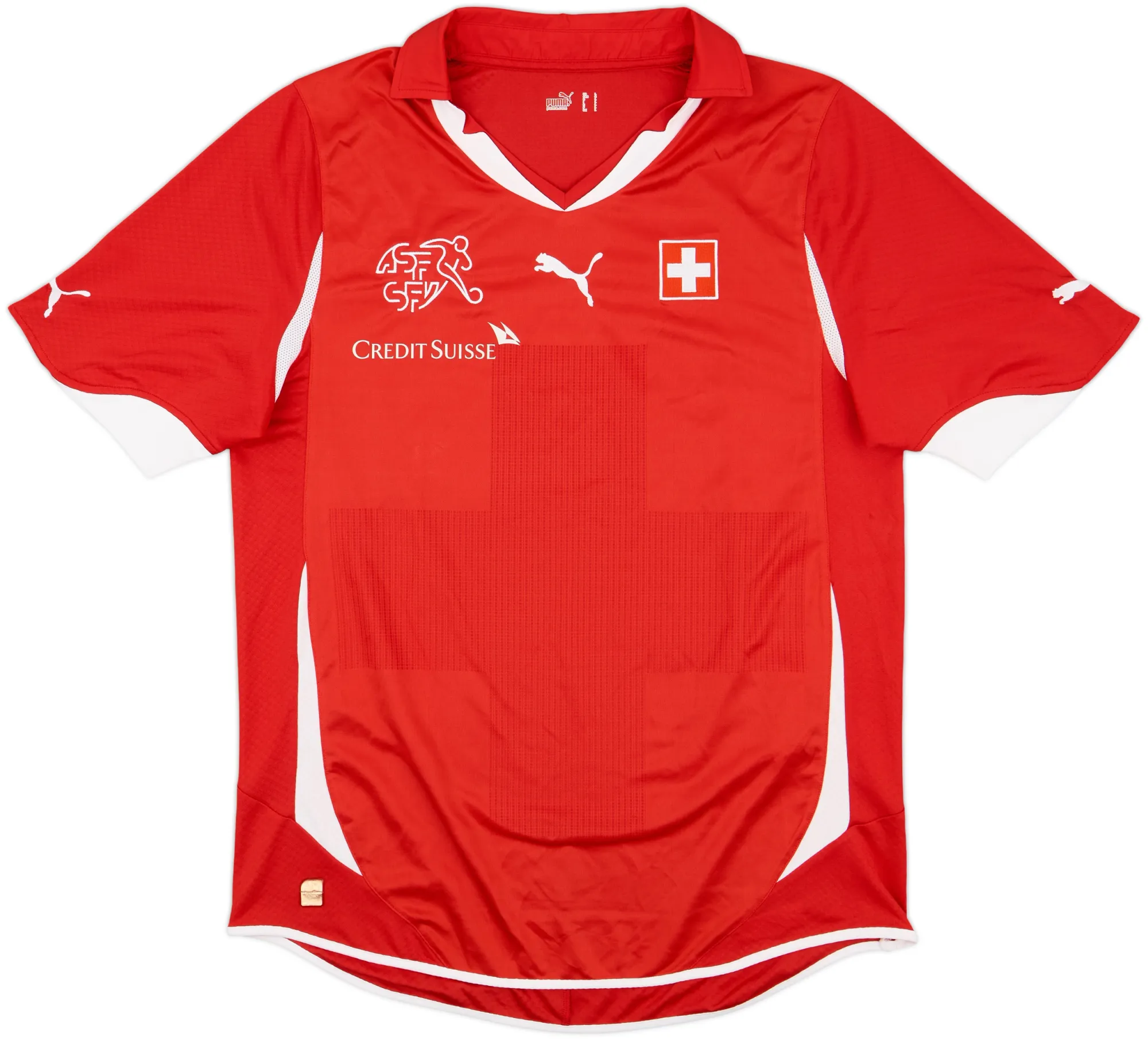 Puma Switzerland Mens SS Home Shirt 2010