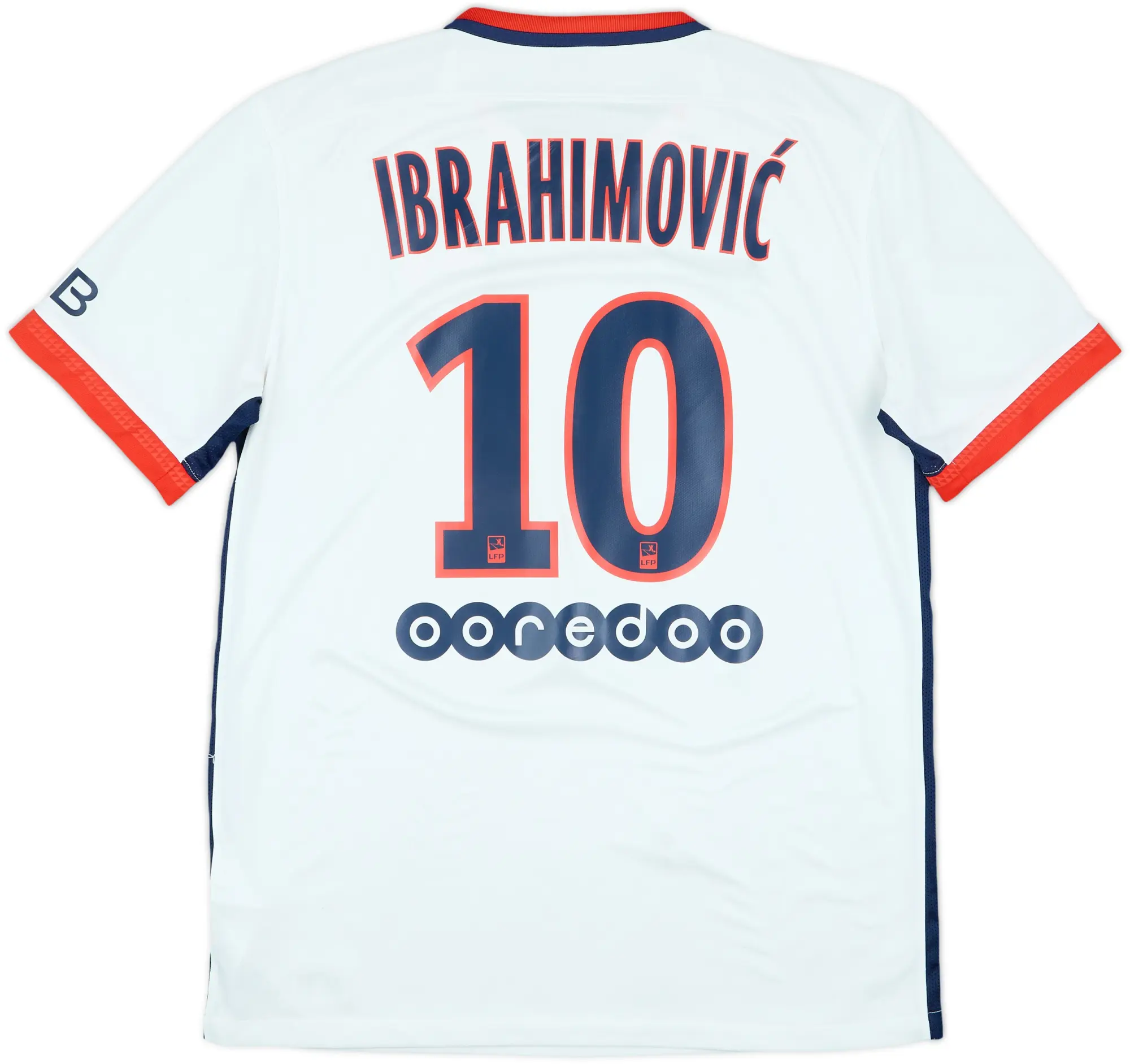 2015-16 Paris Saint-Germain Away Shirt Ibrahimovic #10 - 8/10 - (M)
