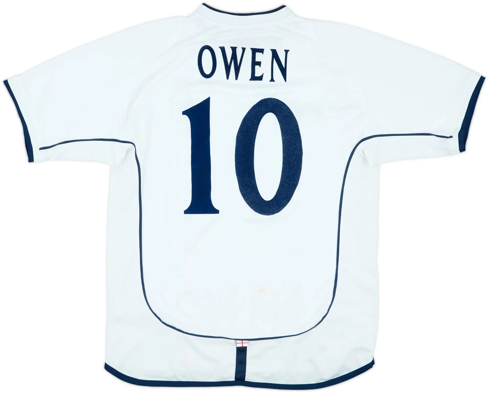 2001-03 England Home Shirt Owen #10 - 7/10 - (M)
