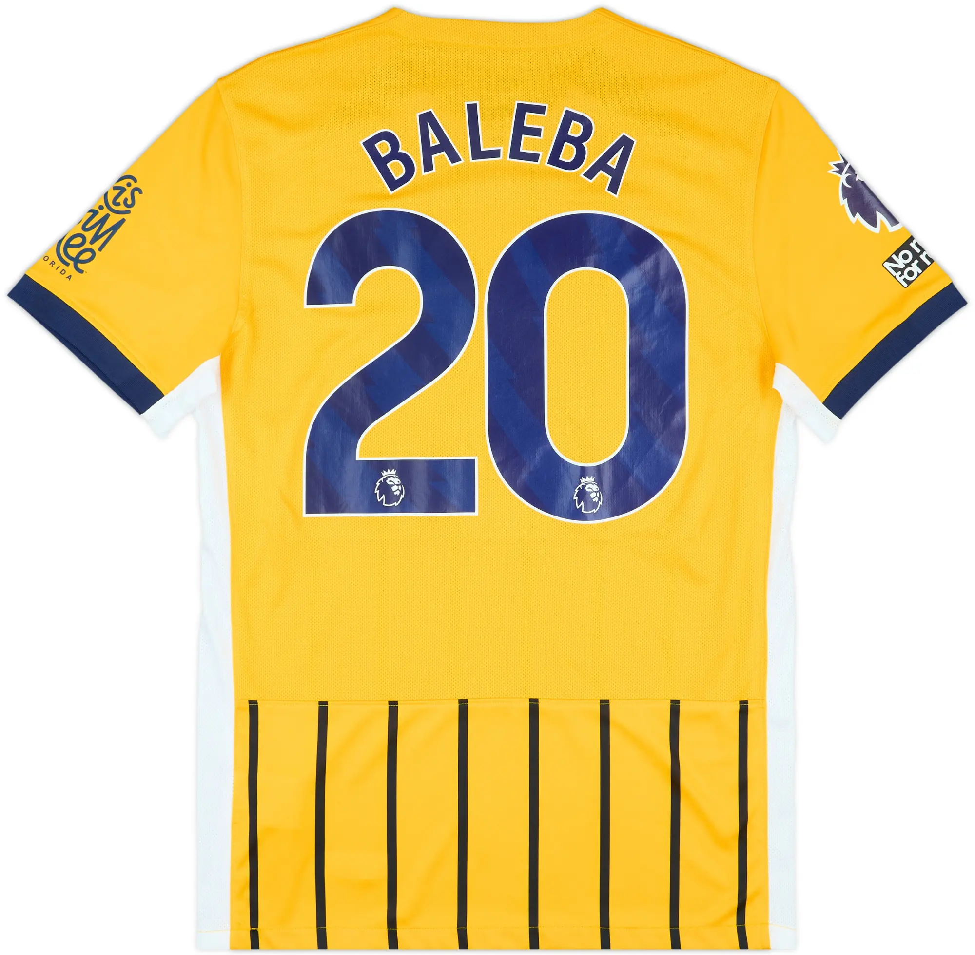 2024-25 Brighton Match Issue Away Shirt Baleba #20
