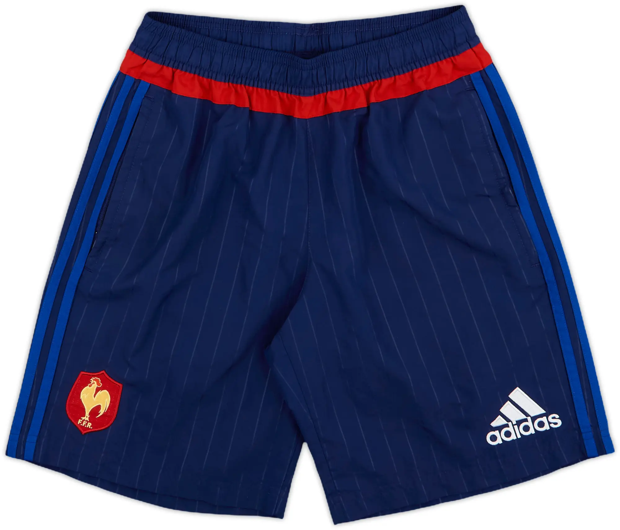 2015-16 France Rugby adidas Training Shorts - 9/10 - (S)