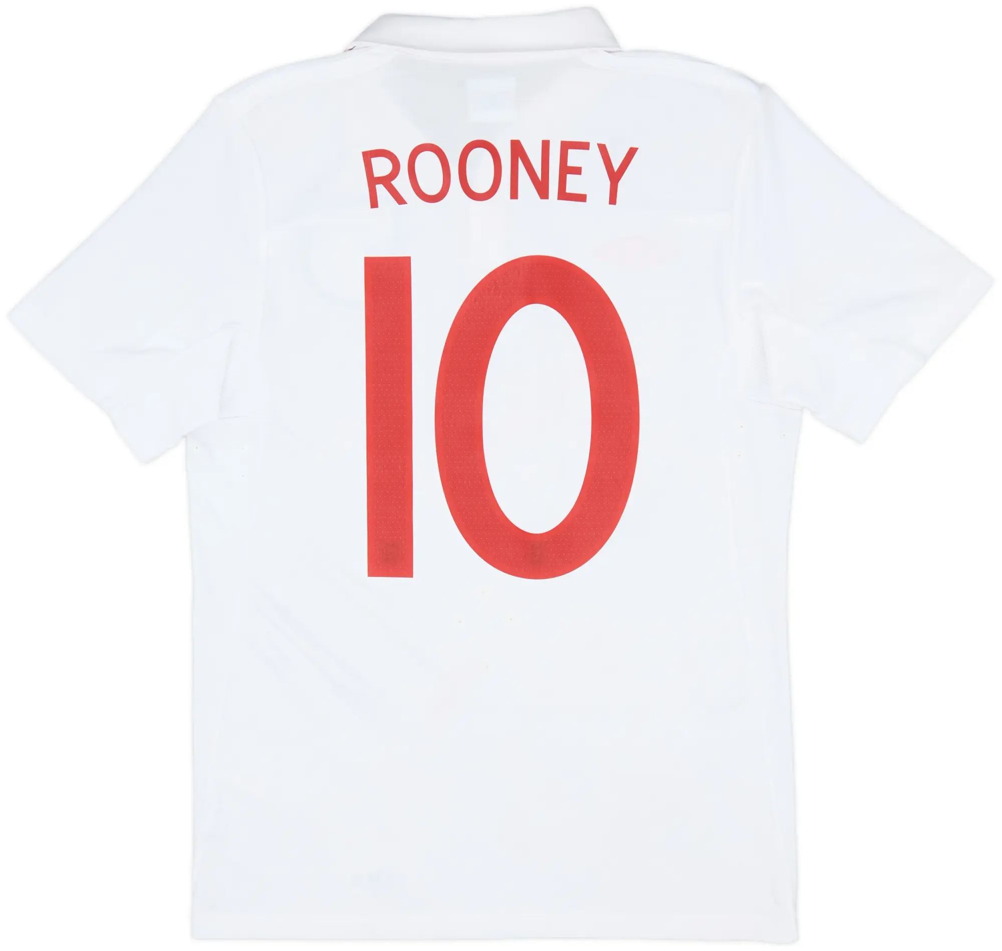 2009-10 England Home Shirt Rooney #10 - 6/10 - (S)