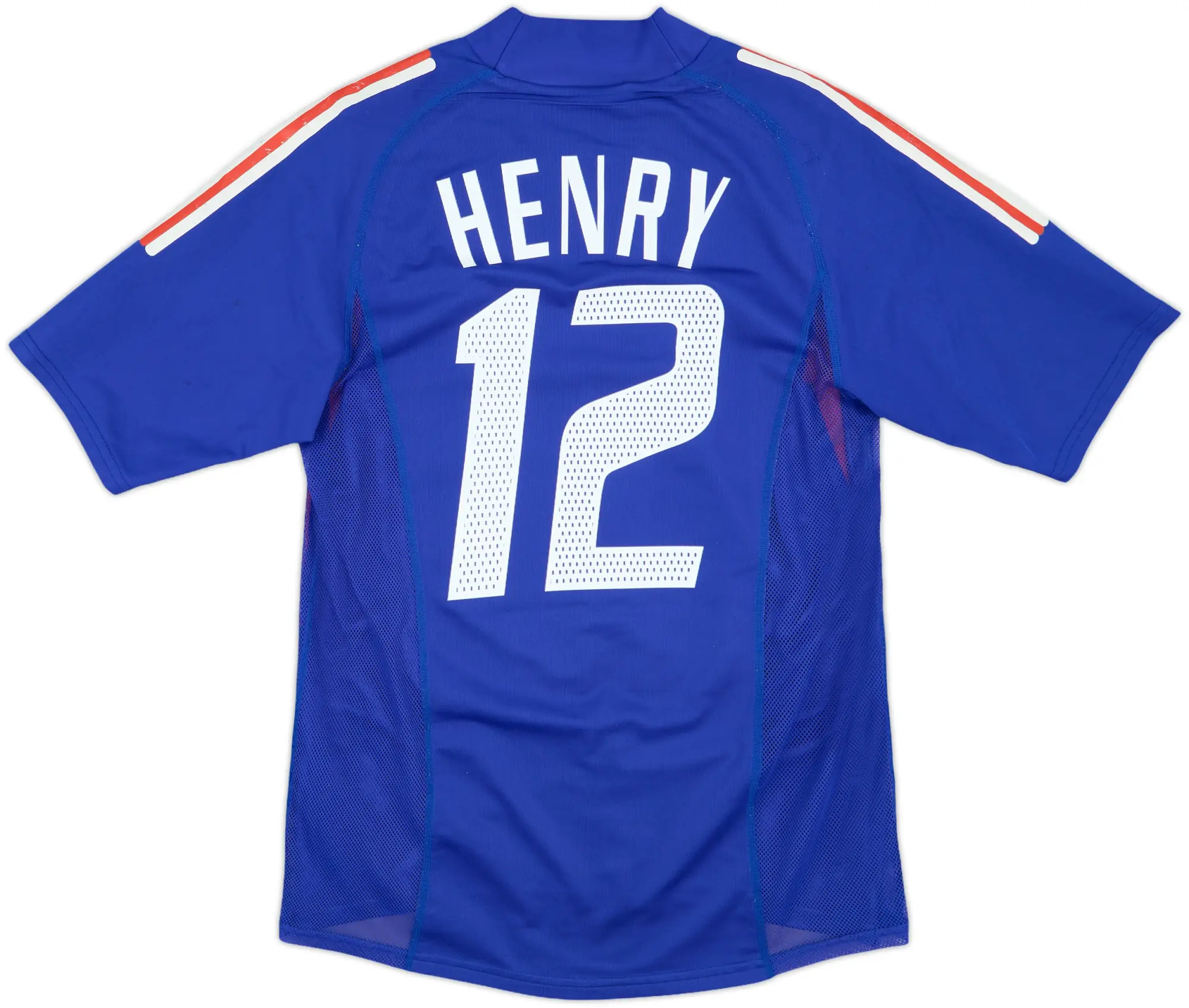 adidas France Mens SS Player Issue Home Shirt 2002