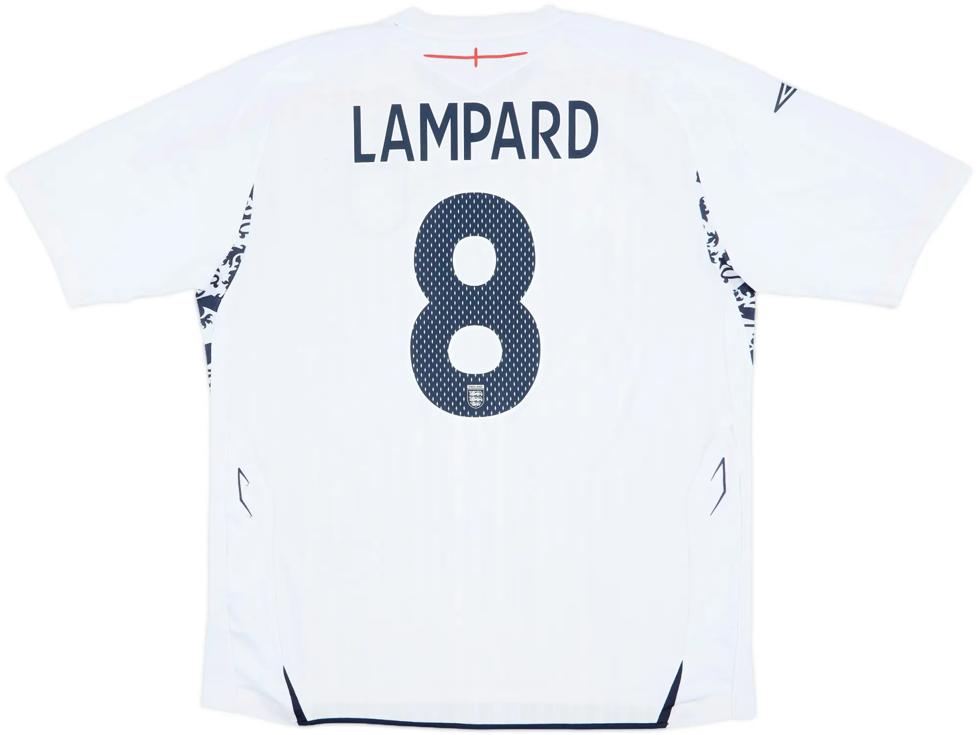 2007-09 England Home Shirt Lampard #8 - 7/10 - (XXL)