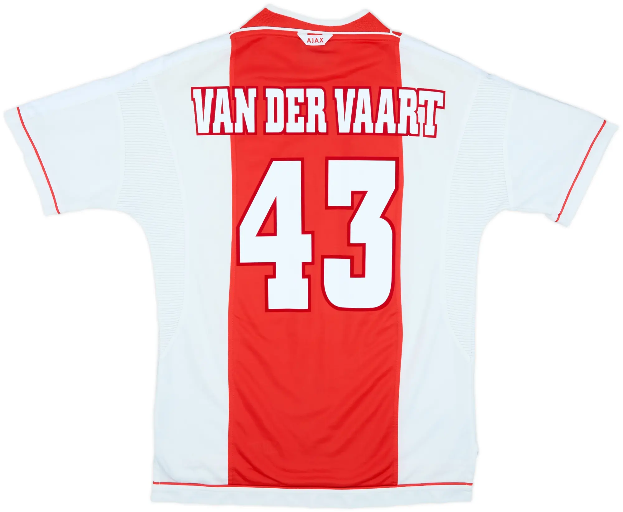 1999-00 Ajax Home Shirt Van Der Vaart #43 - 9/10 - (M)