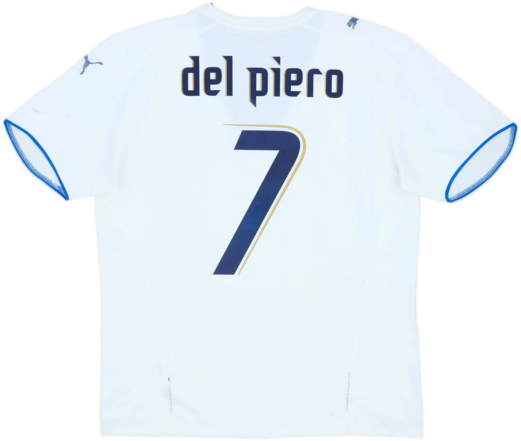 2006 Italy Away Shirt Del Piero #7 - 5/10 - (L)