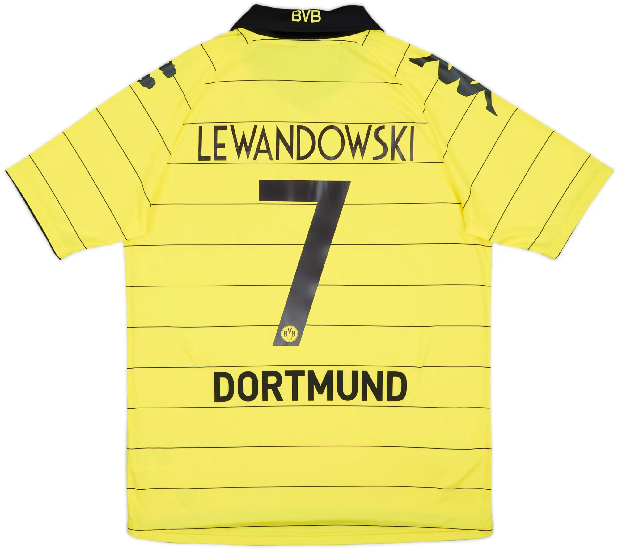 2010-11 Borussia Dortmund Home Shirt Lewandowski #7 - 7/10 - (L)