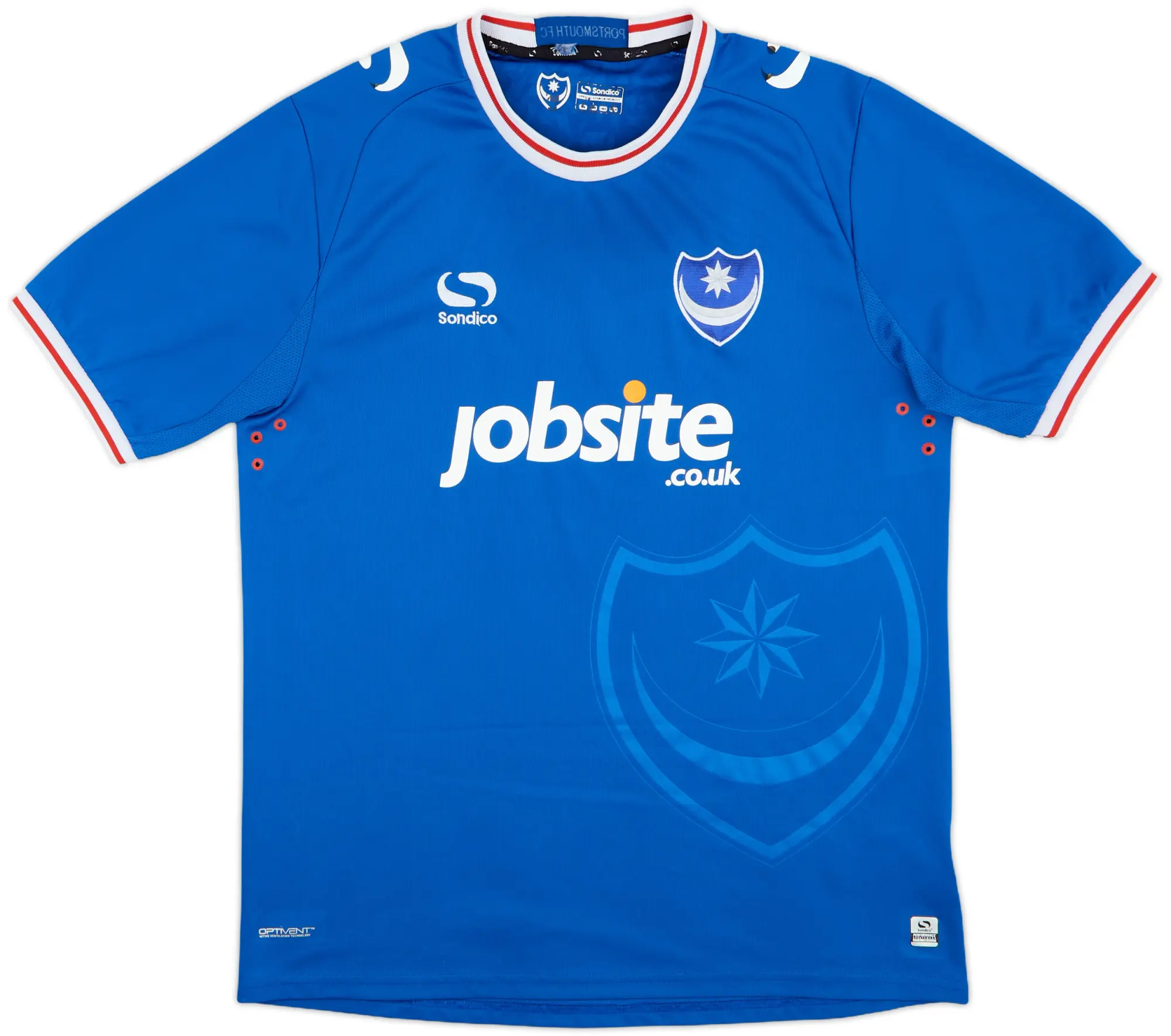 2017-18 Portsmouth Home Shirt - 6/10 - (L)