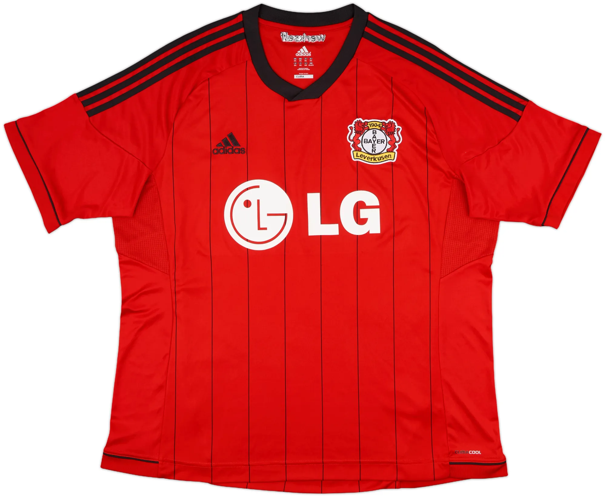 adidas Bayer Leverkusen Mens SS Away Shirt 2013/14